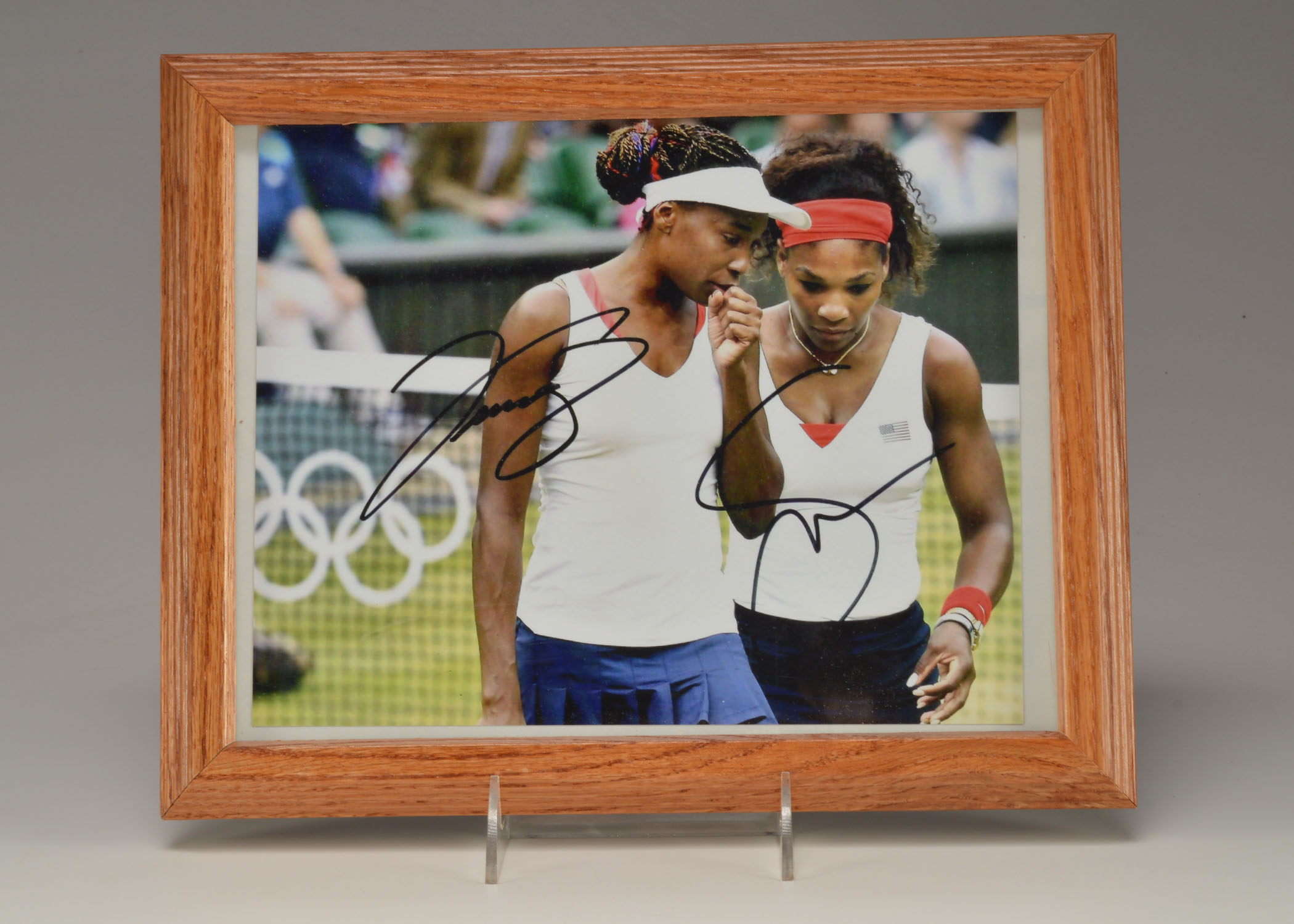 Venus and Serena Williams Signed Olympic Photo