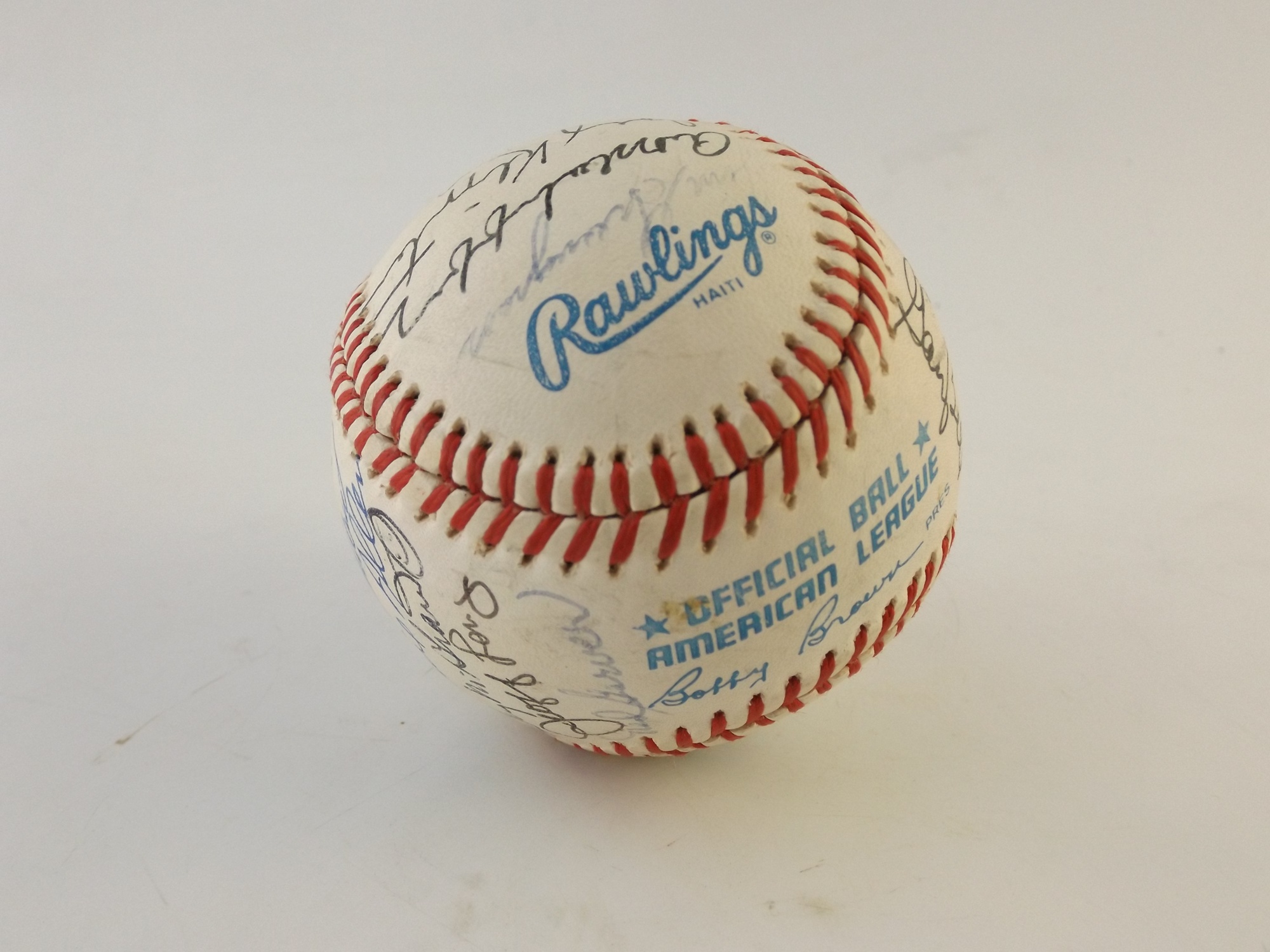 Signed Official American League Baseball 