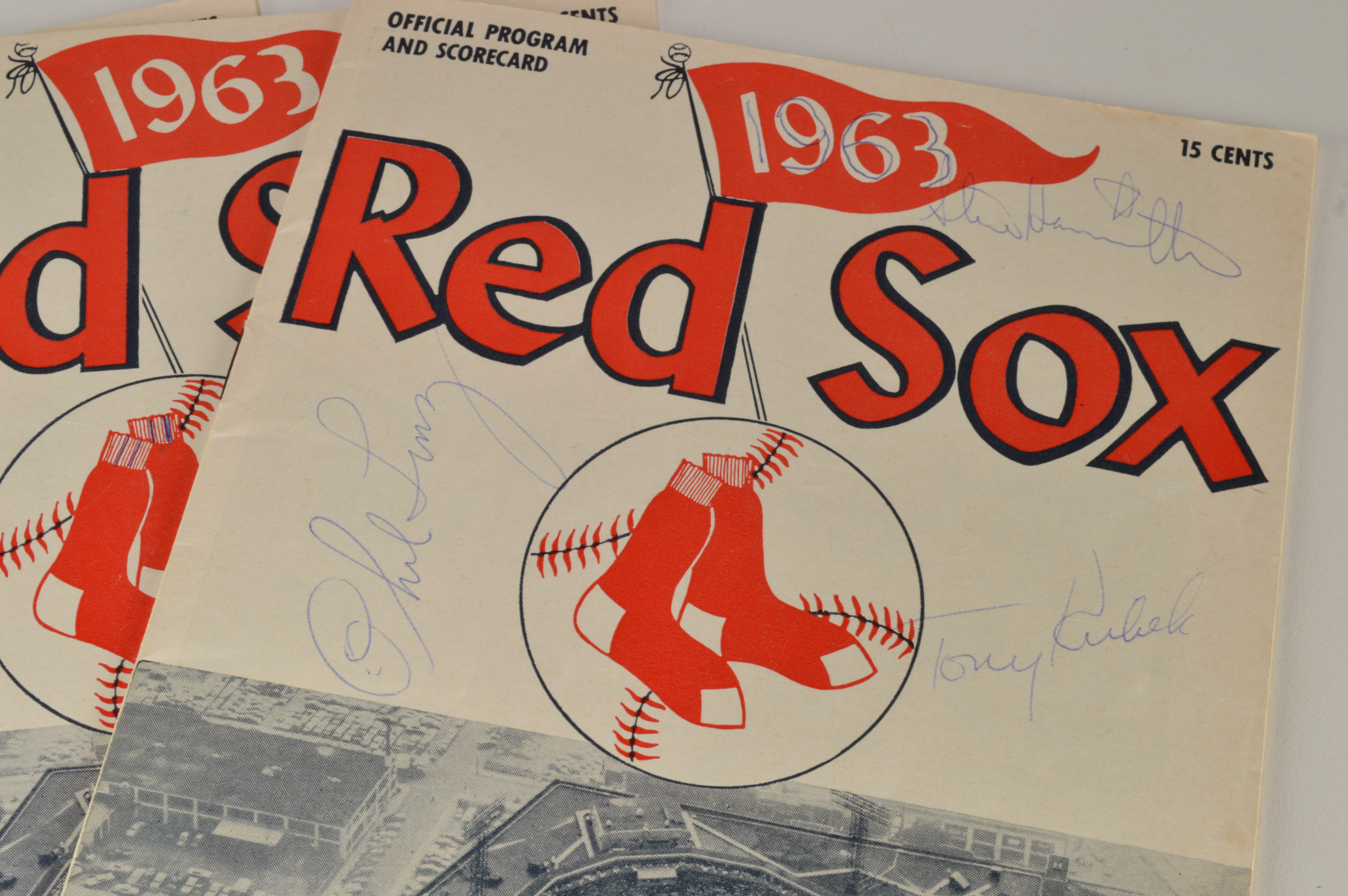 Vintage 1960s Boston Red Sox Baseball Lot