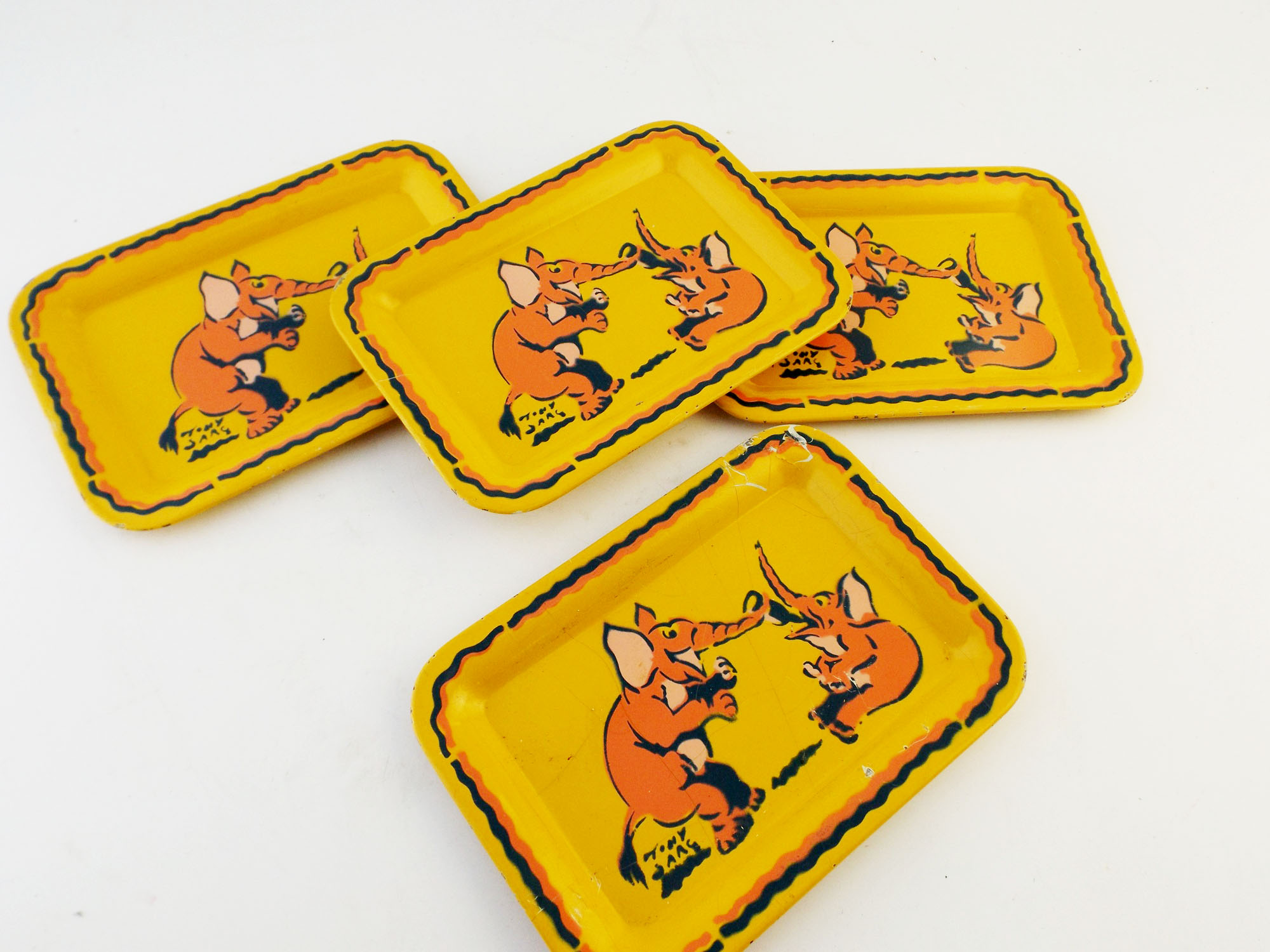 Tony Sarg-Designed Elephant Trays