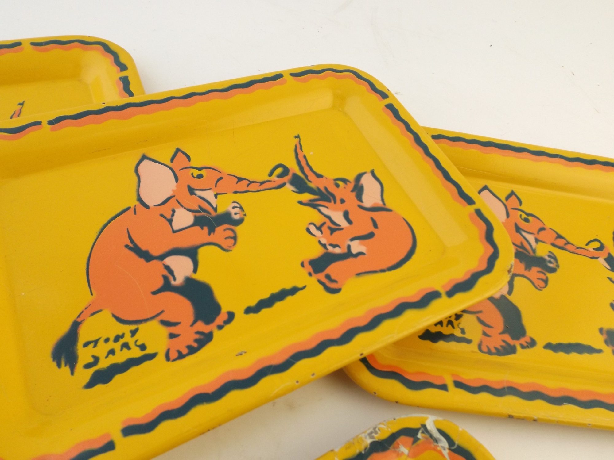 Tony Sarg-Designed Elephant Trays