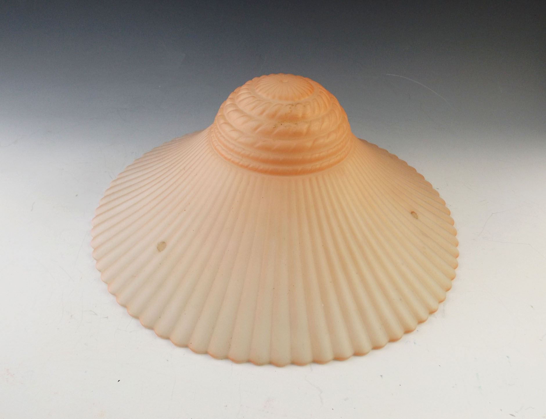 1930s Pink Depression Glass Ceiling Shade