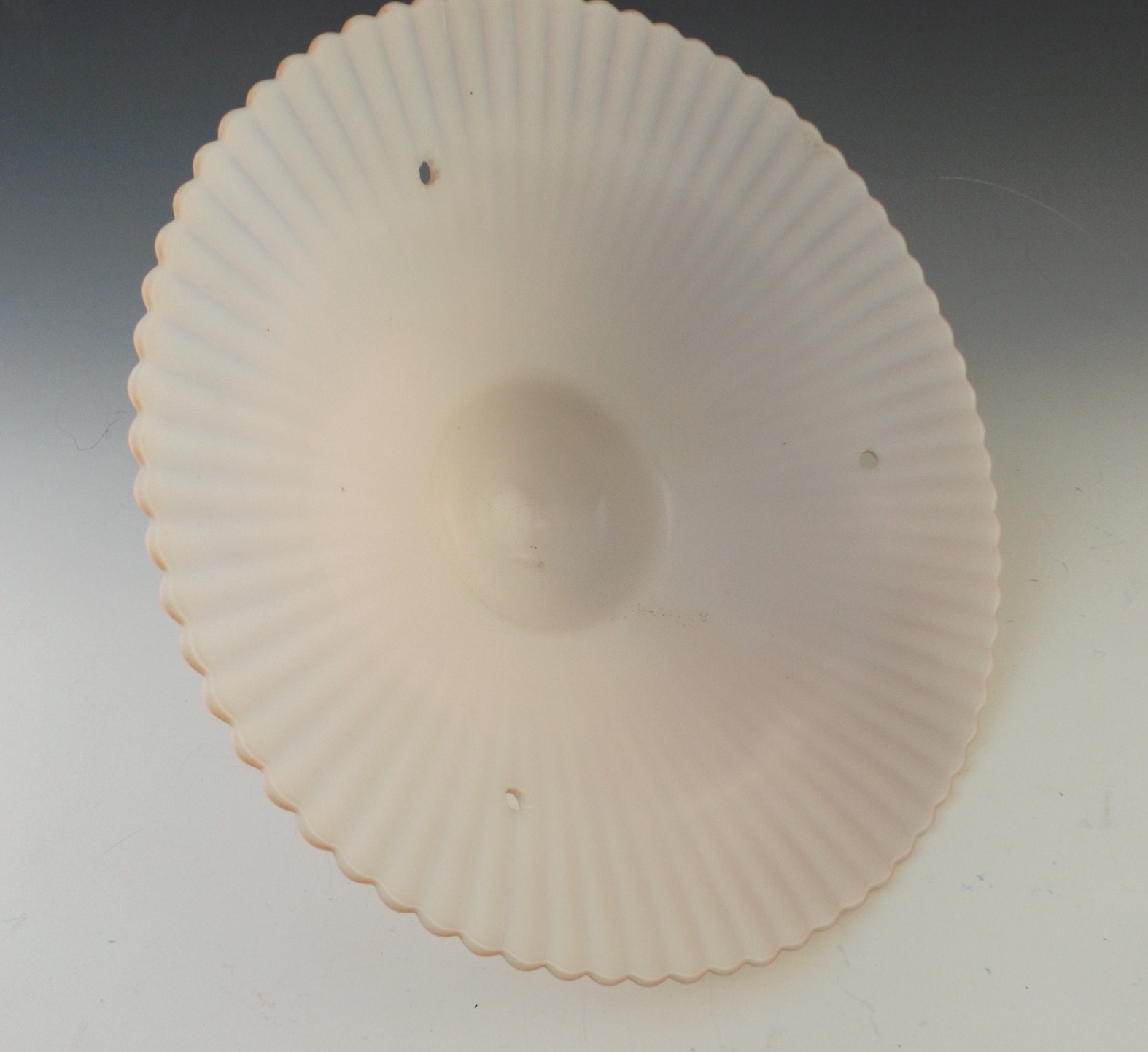 1930s Pink Depression Glass Ceiling Shade