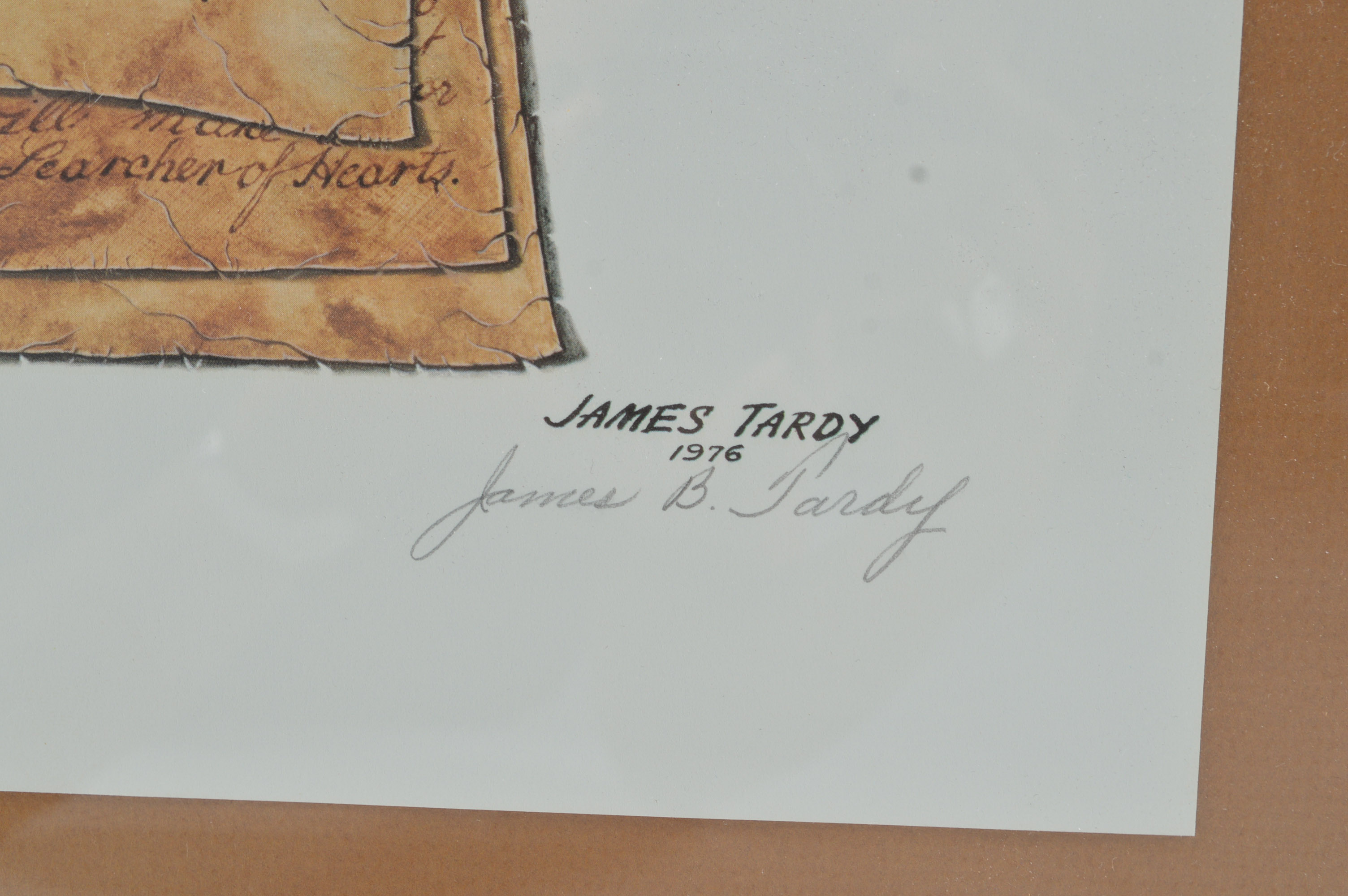 Framed "Liberty Letter" Limited Edition Print by James B. Tardy