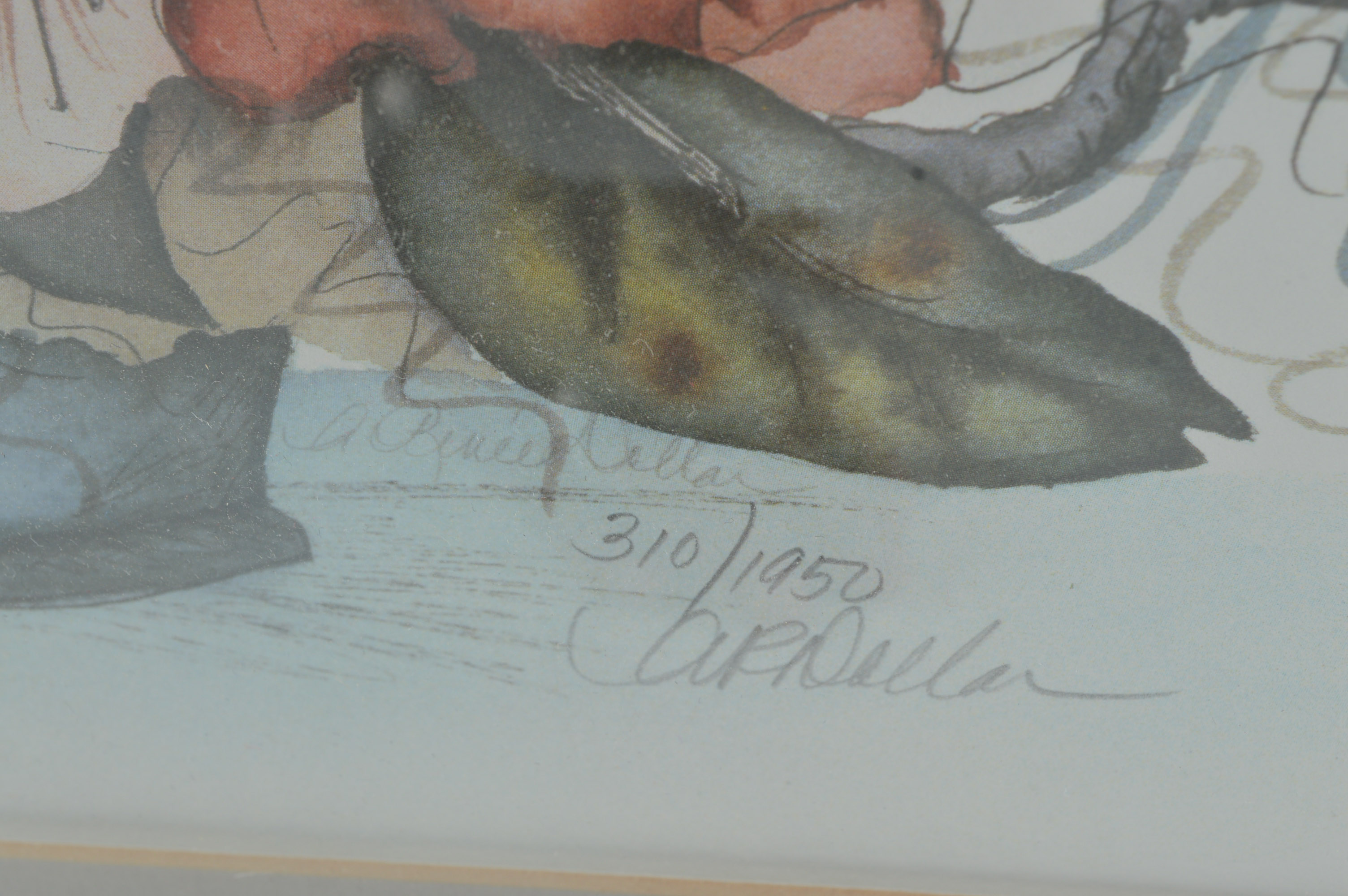 Signed, Numbered Still Life with Flowers Print by A. Renée Dollar