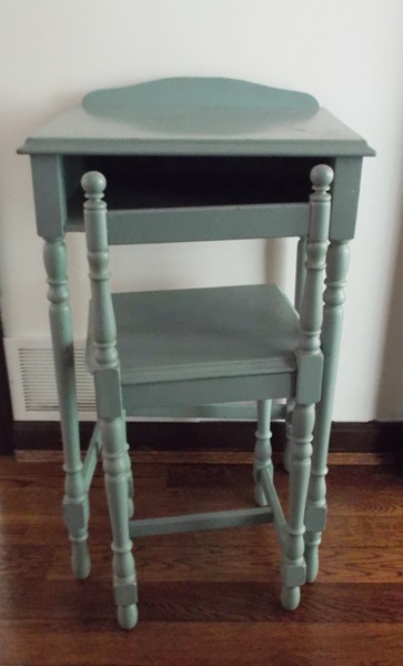 Vintage Child's Size Desk and Chair 