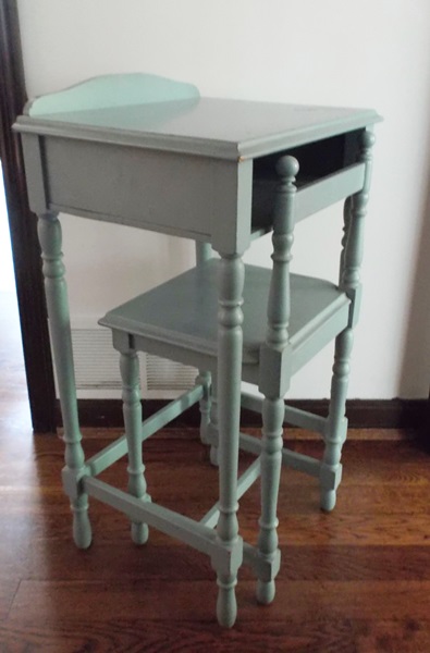 Vintage Child's Size Desk and Chair 