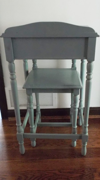 Vintage Child's Size Desk and Chair 