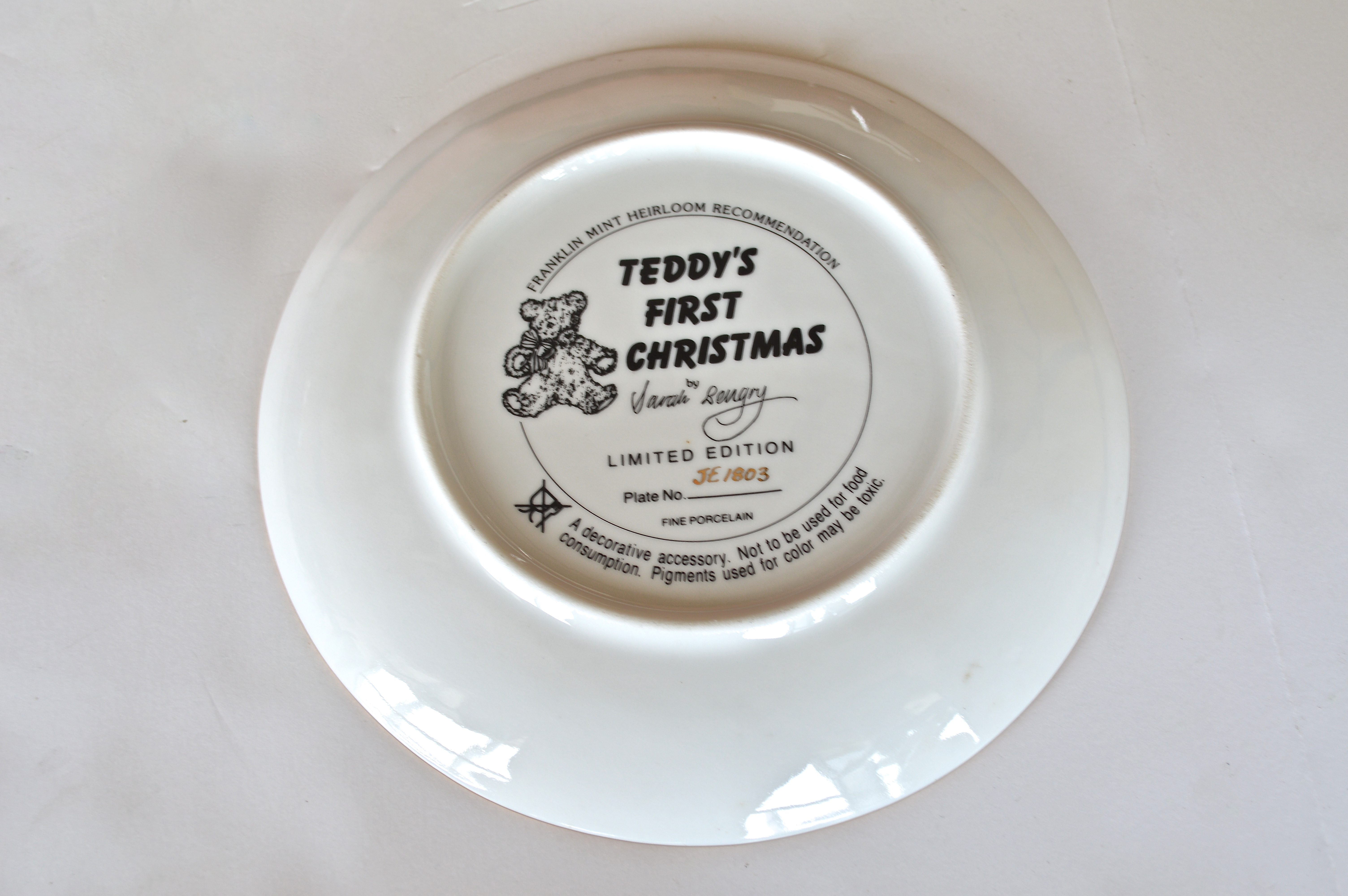 Pair of Vintage Hand-Painted Porcelain Plates