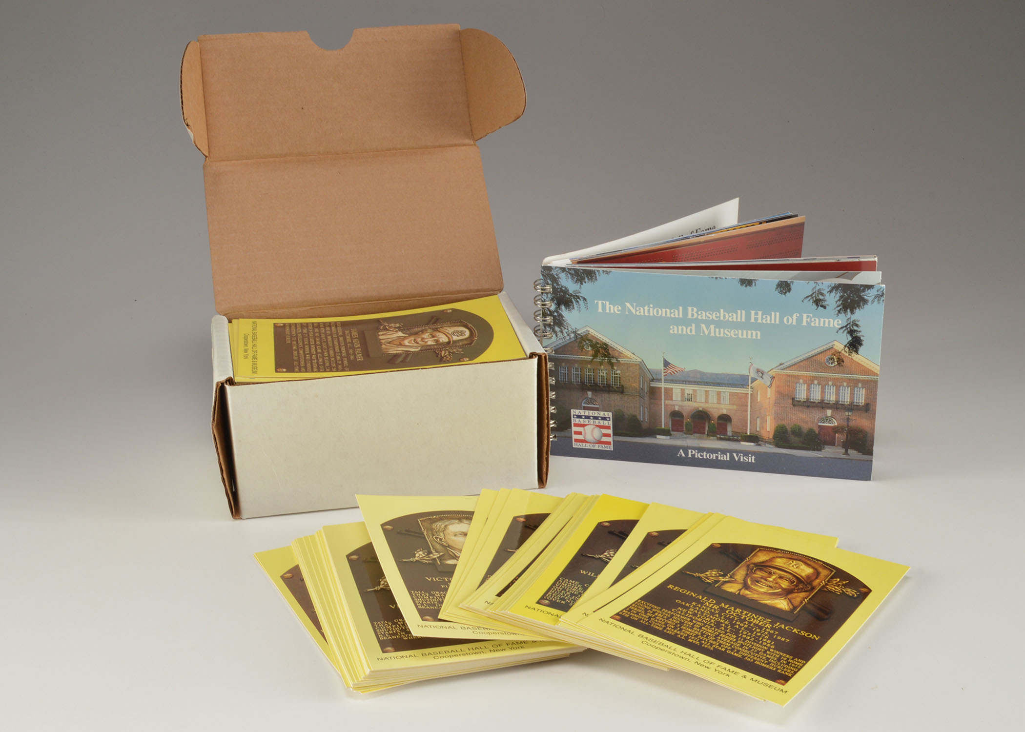 Large Lot Of National Hall Of Fame Plaque Postcards