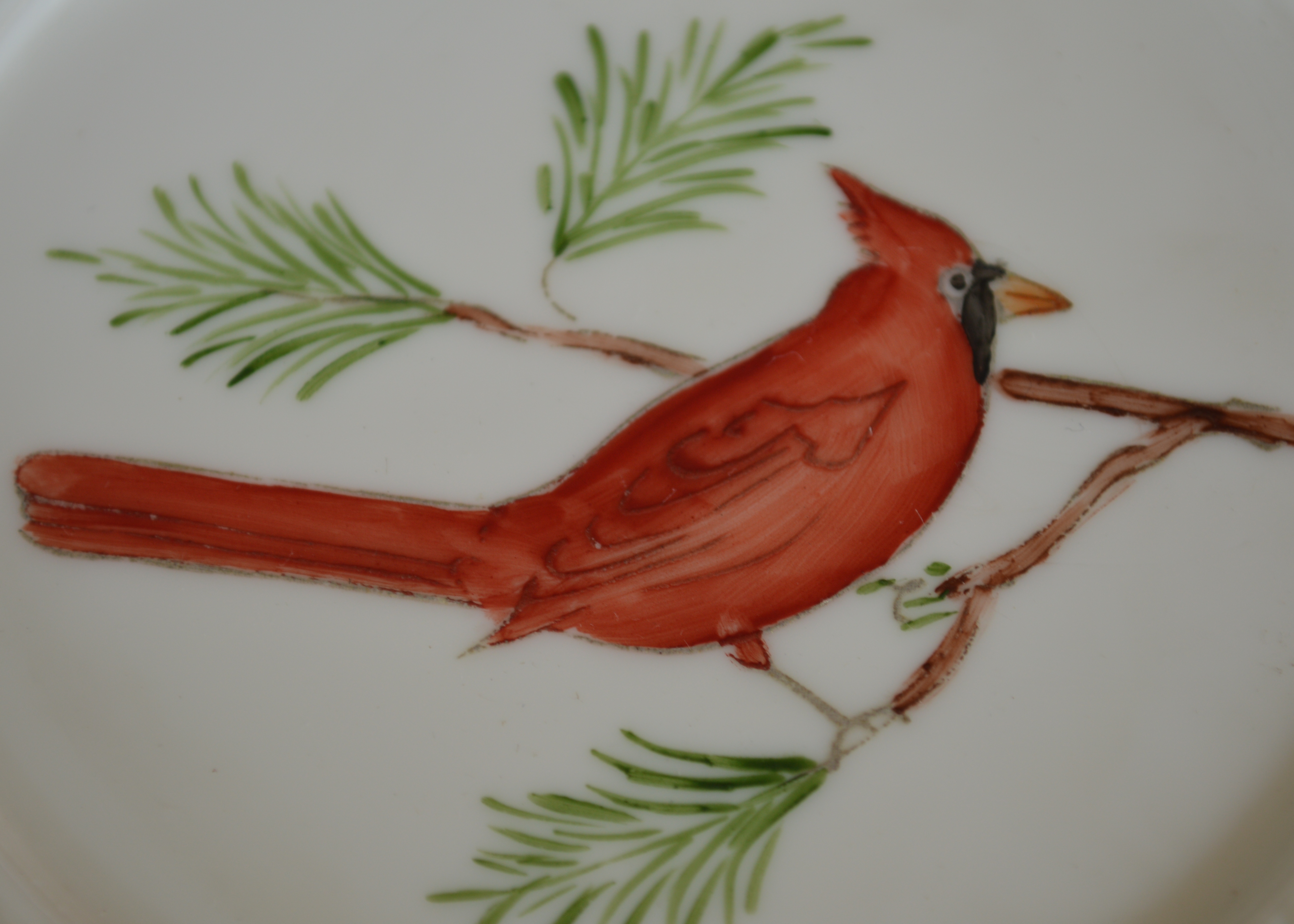 Assortment of Vintage Hand-Painted Porcelain Plates