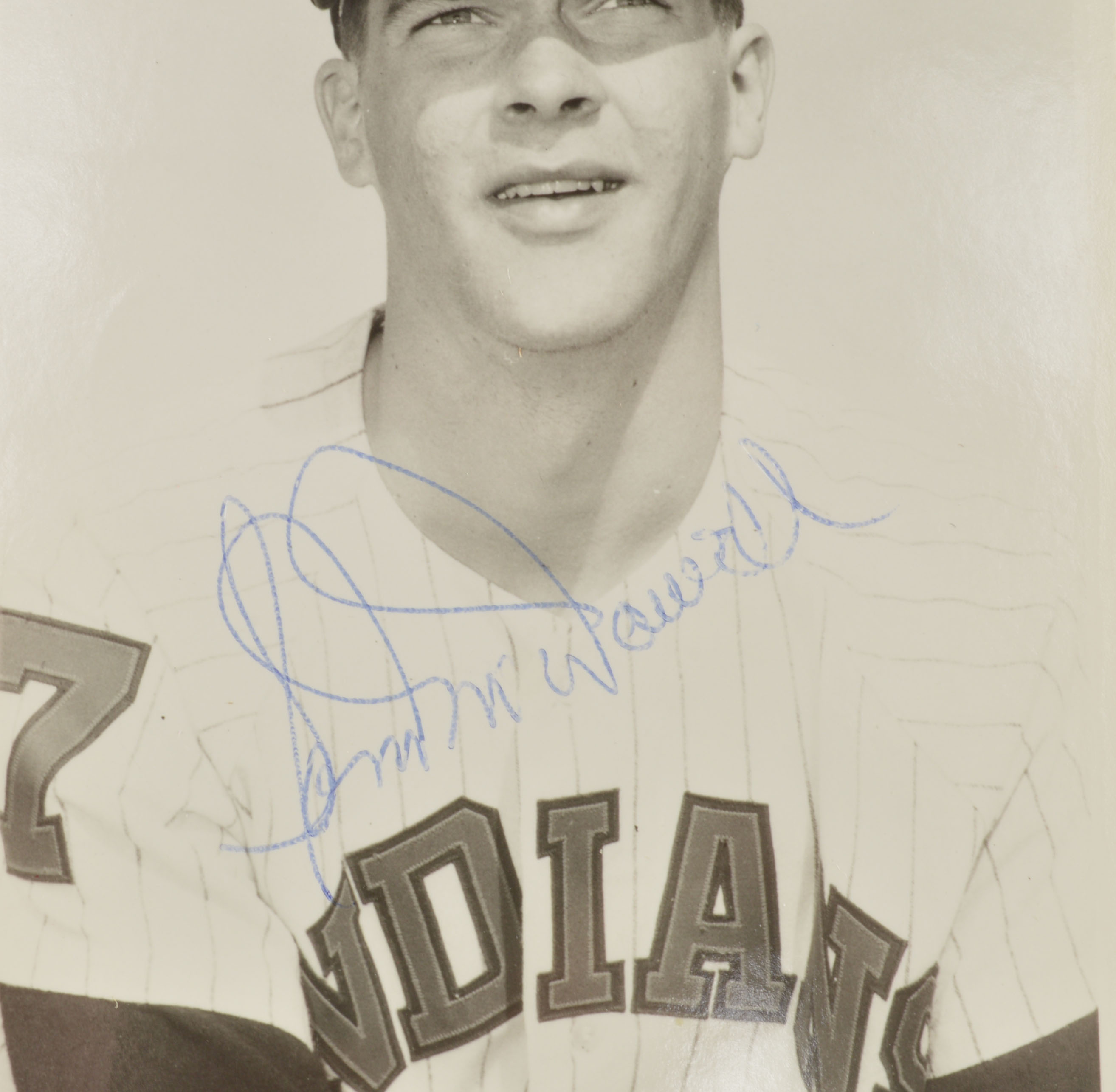 Four Vintage Signed Professional Baseball Players Pictures