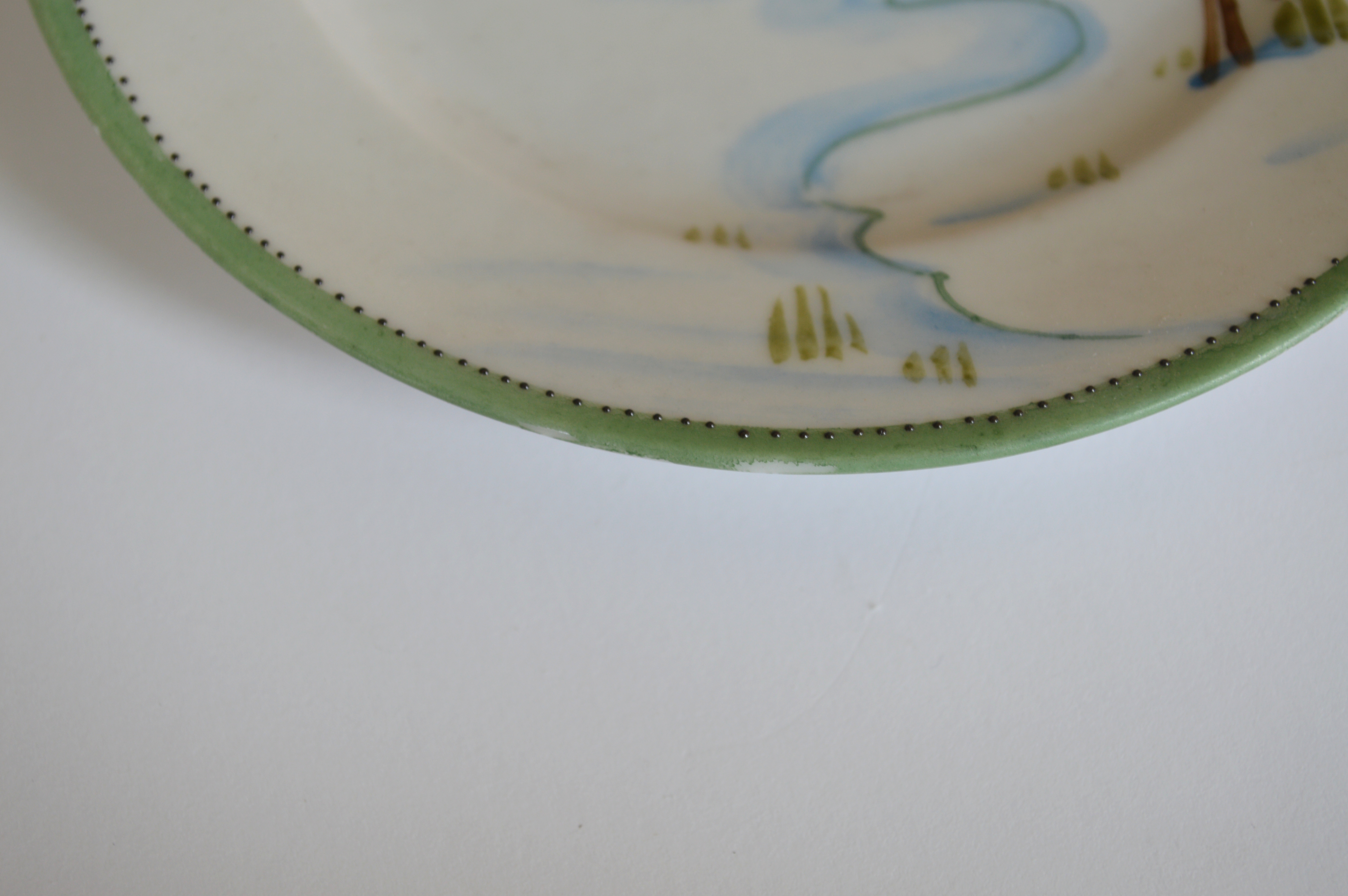 Assortment of Vintage Hand-Painted Porcelain Plates