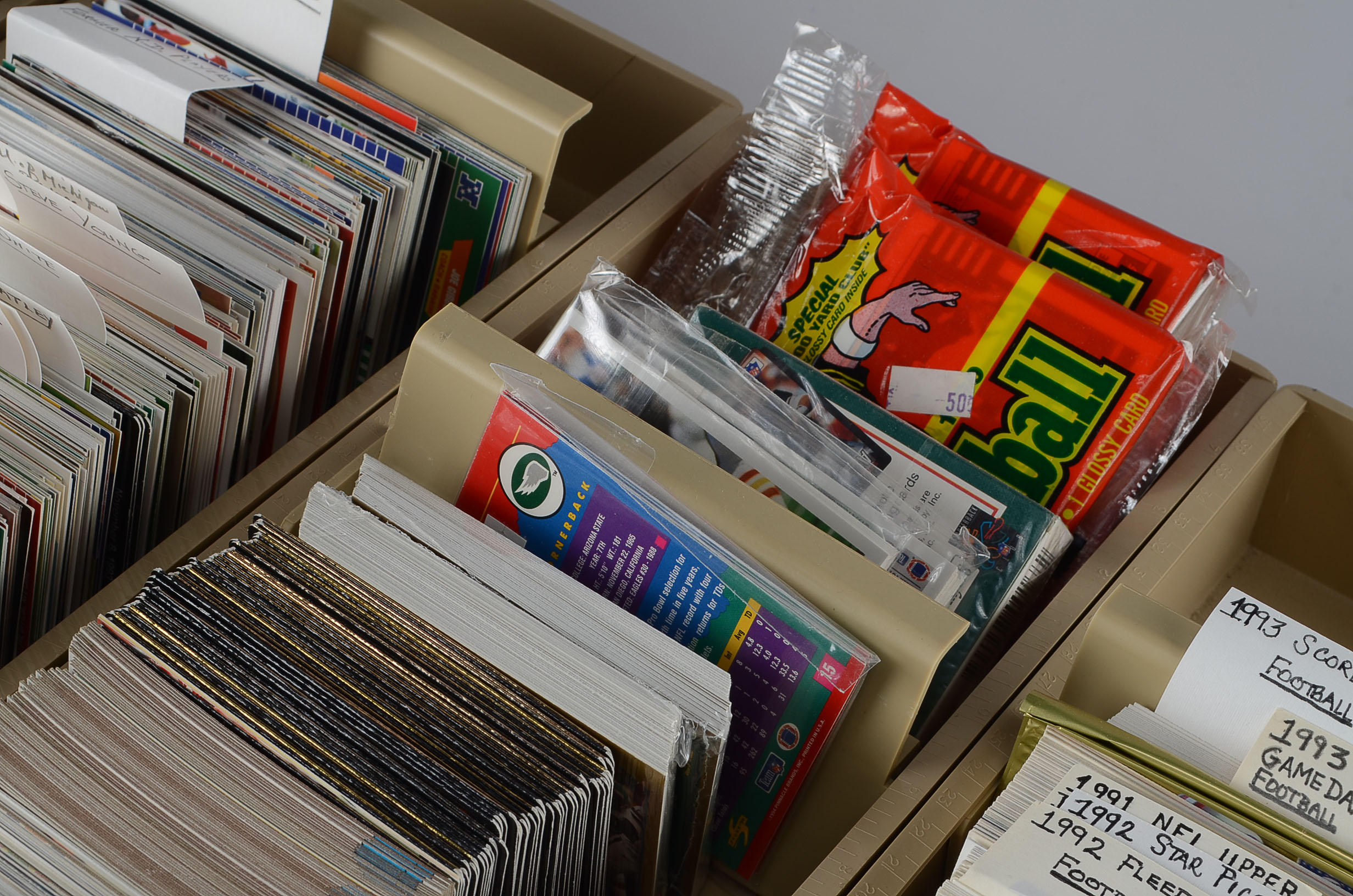 Assortment of Collectible Sports Football Card Lot