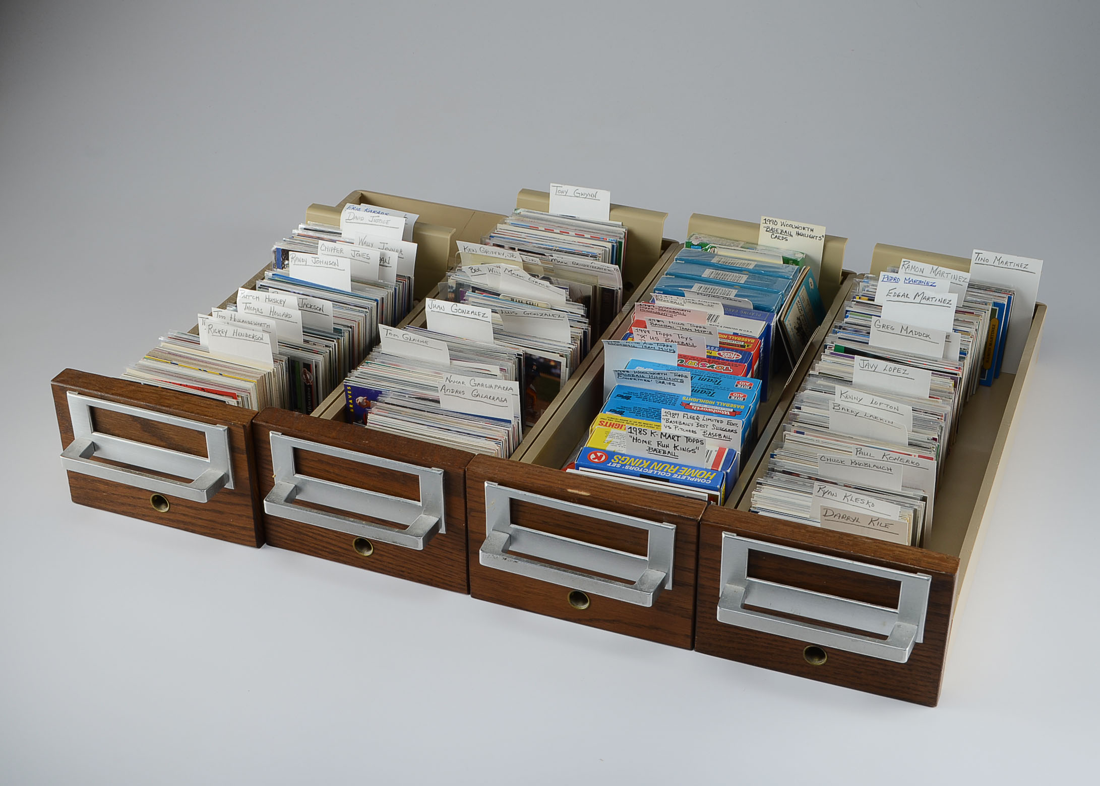 A Mixed Assortment of Sports Cards