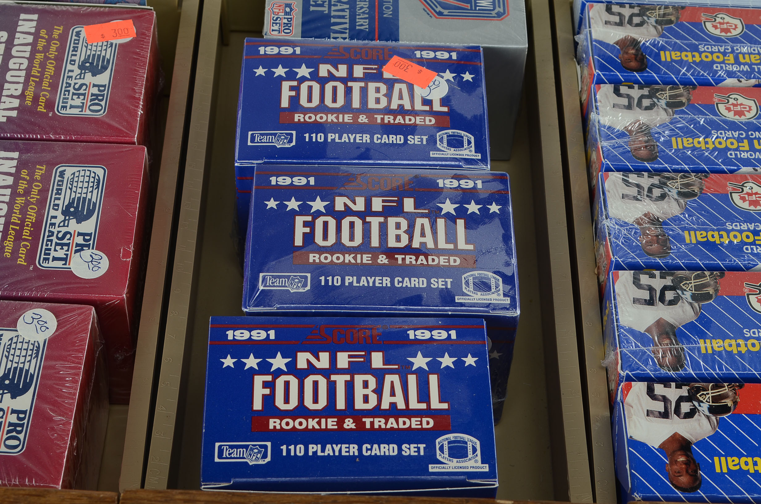 Assortment of Collectible Sports Football Cards Lot