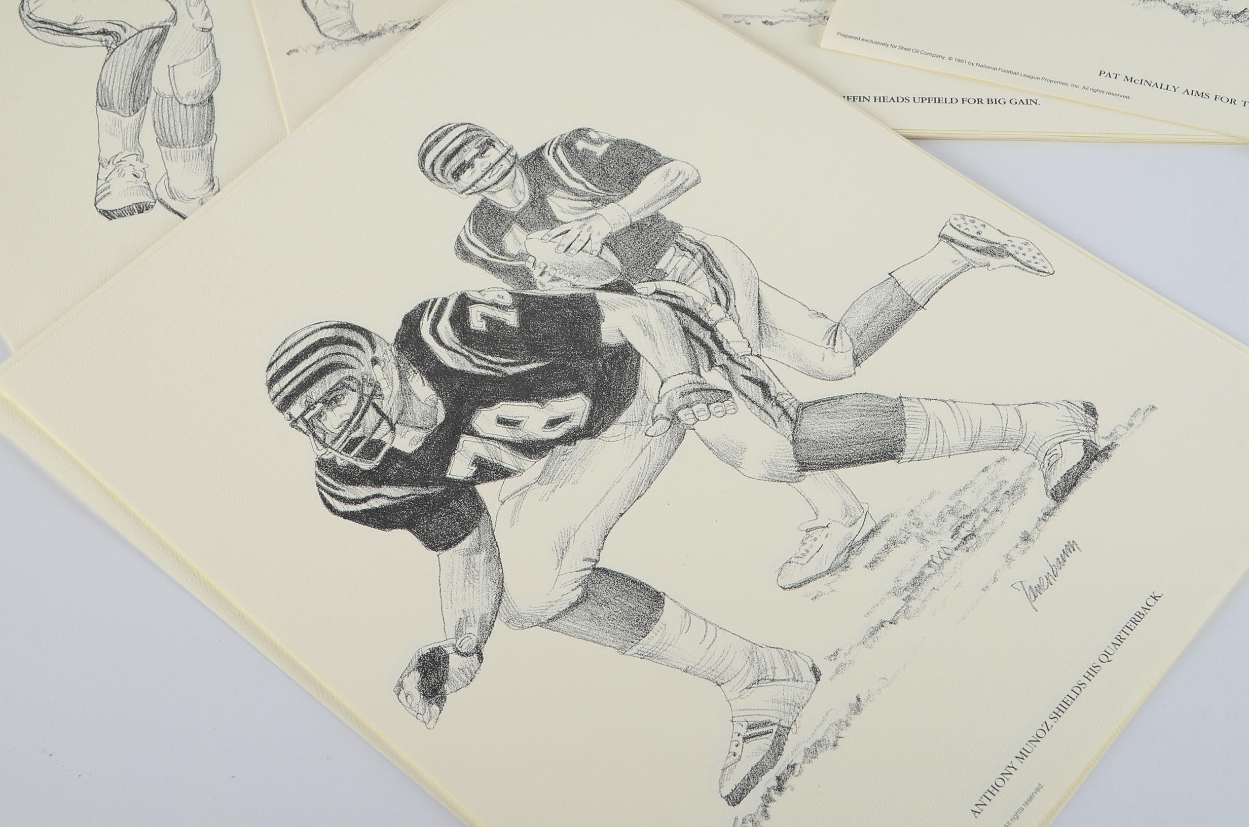 Collection Of Unframed Bengals Prints