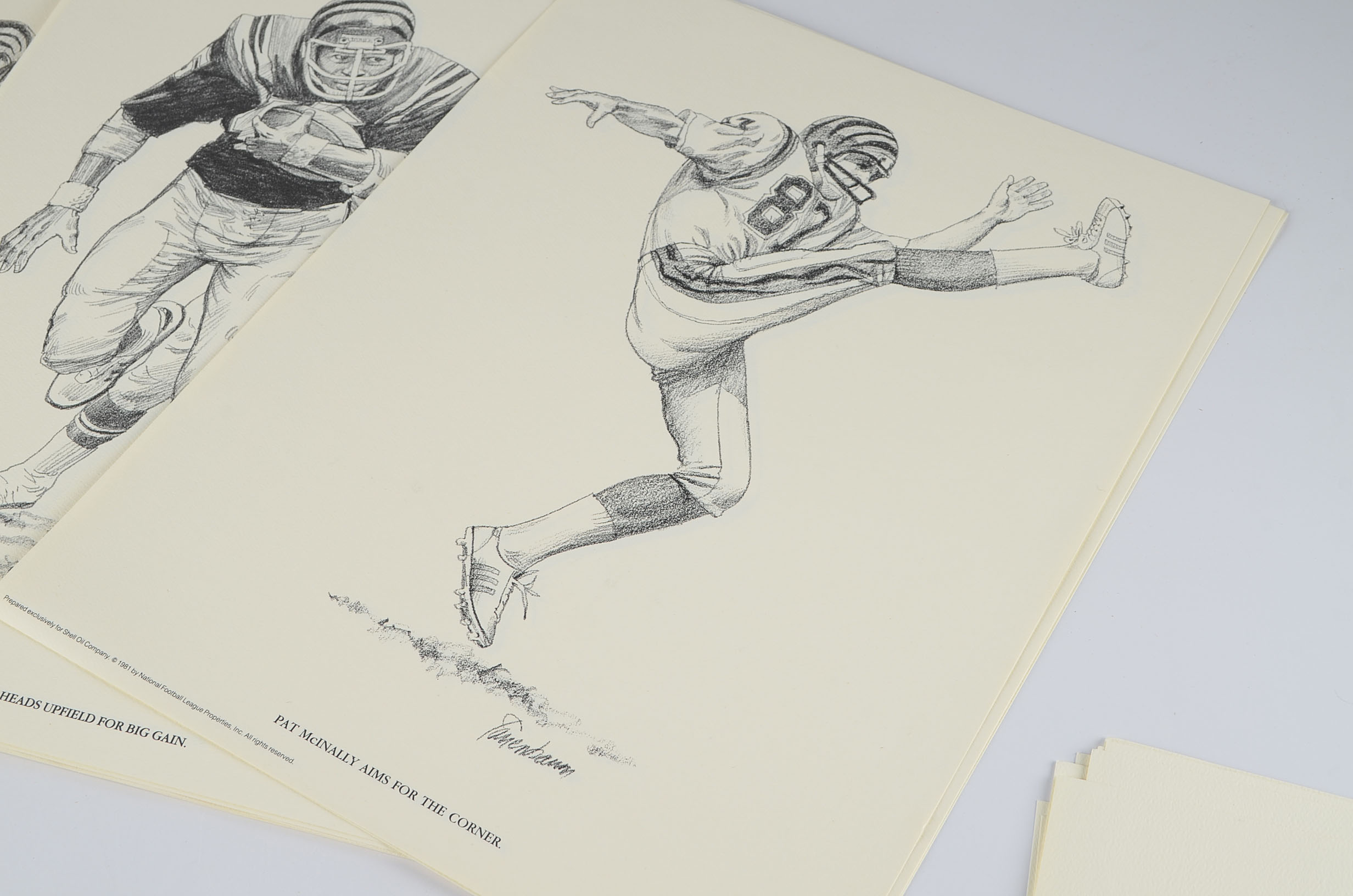 Collection Of Unframed Bengals Prints