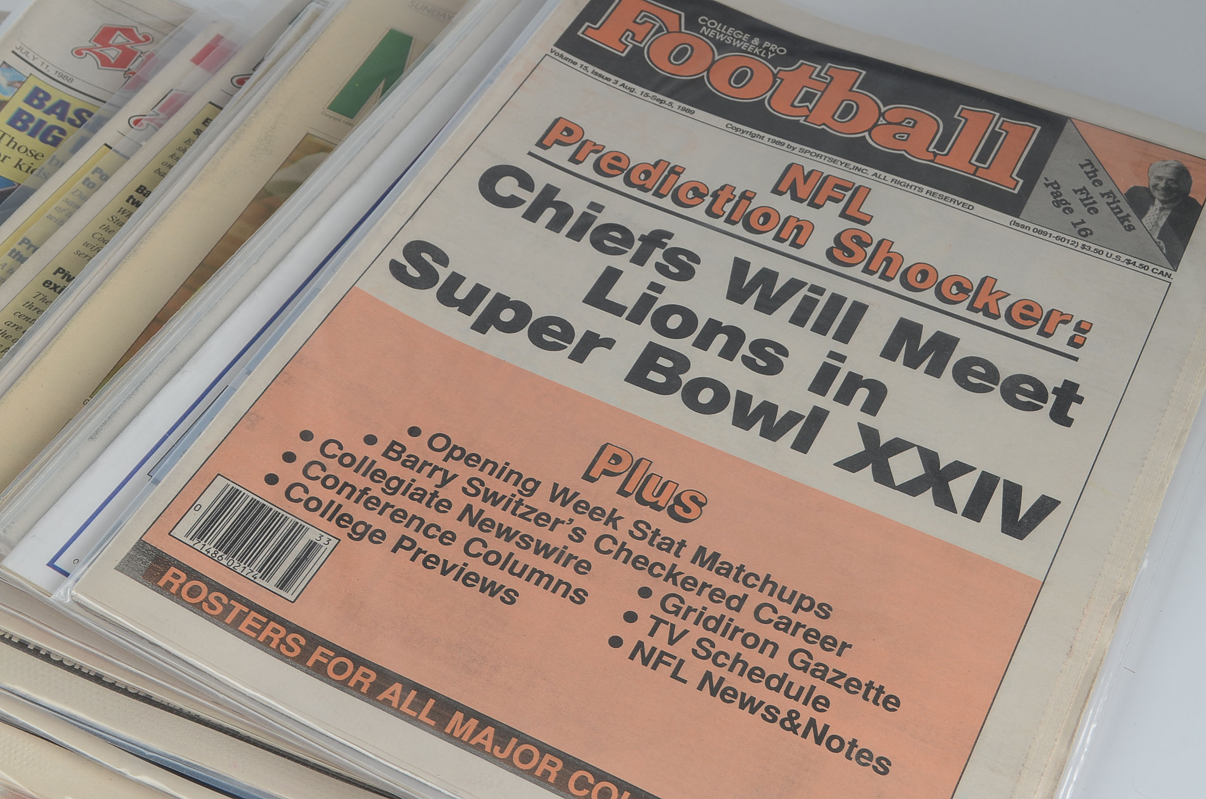 A Large Collection of Vintage Sports Periodicals