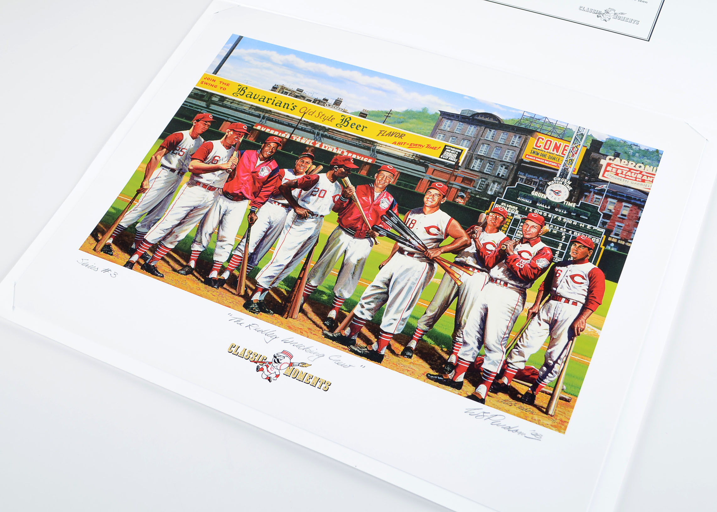 Cincinnati Reds Signed Lithograph