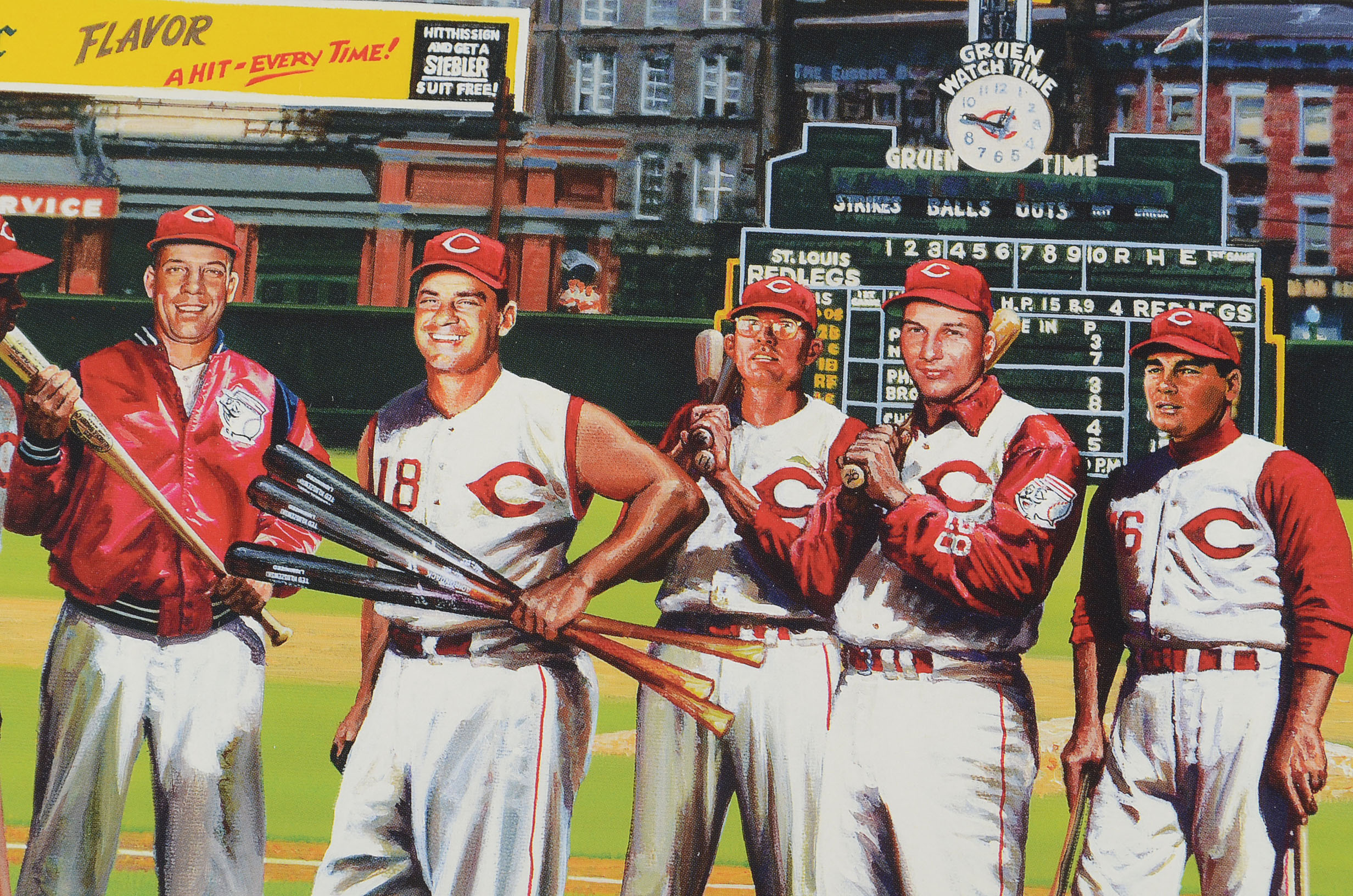Cincinnati Reds Signed Lithograph