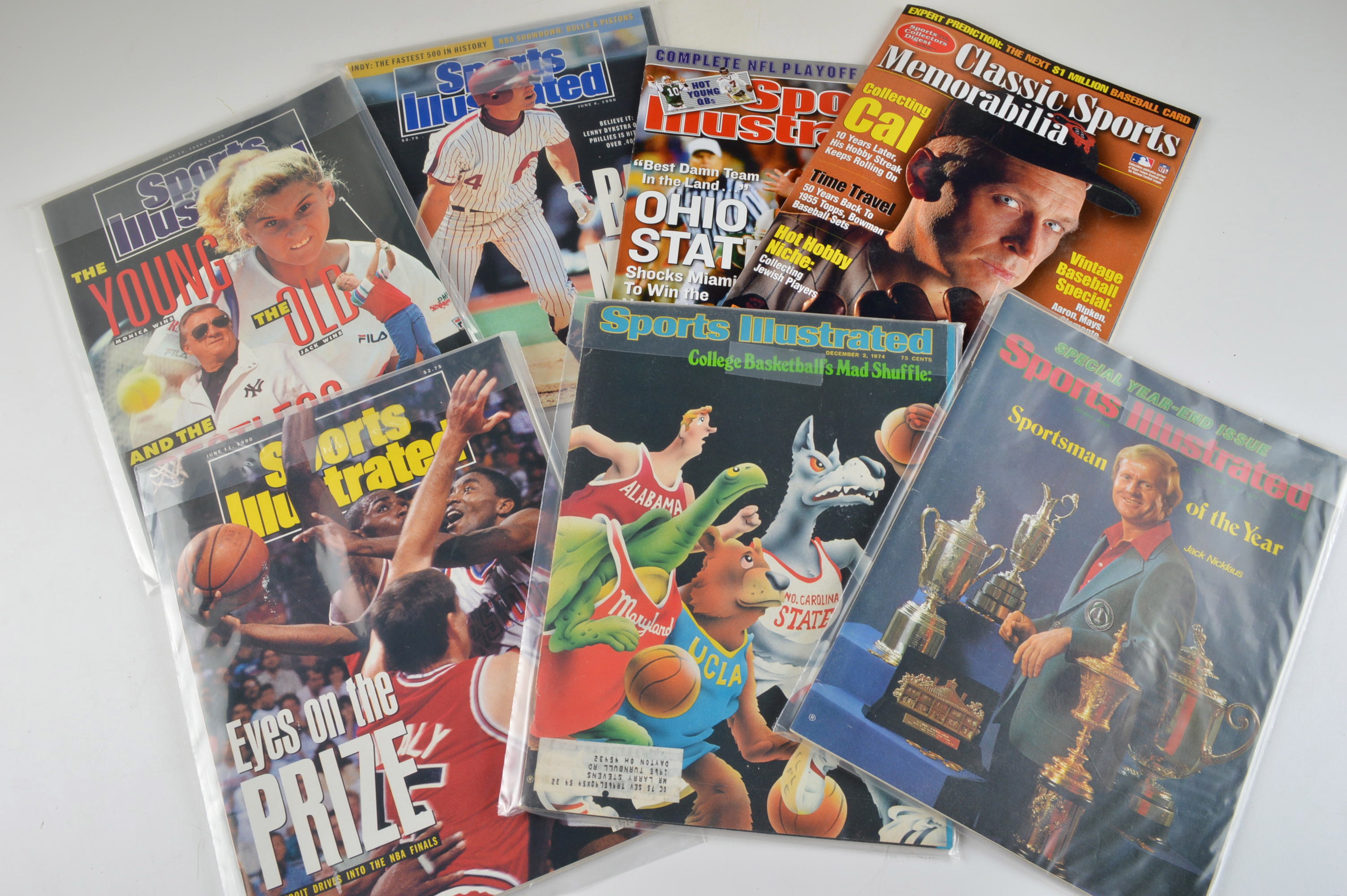 Large Box Lot of Vintage Sports Illustrated Magazines