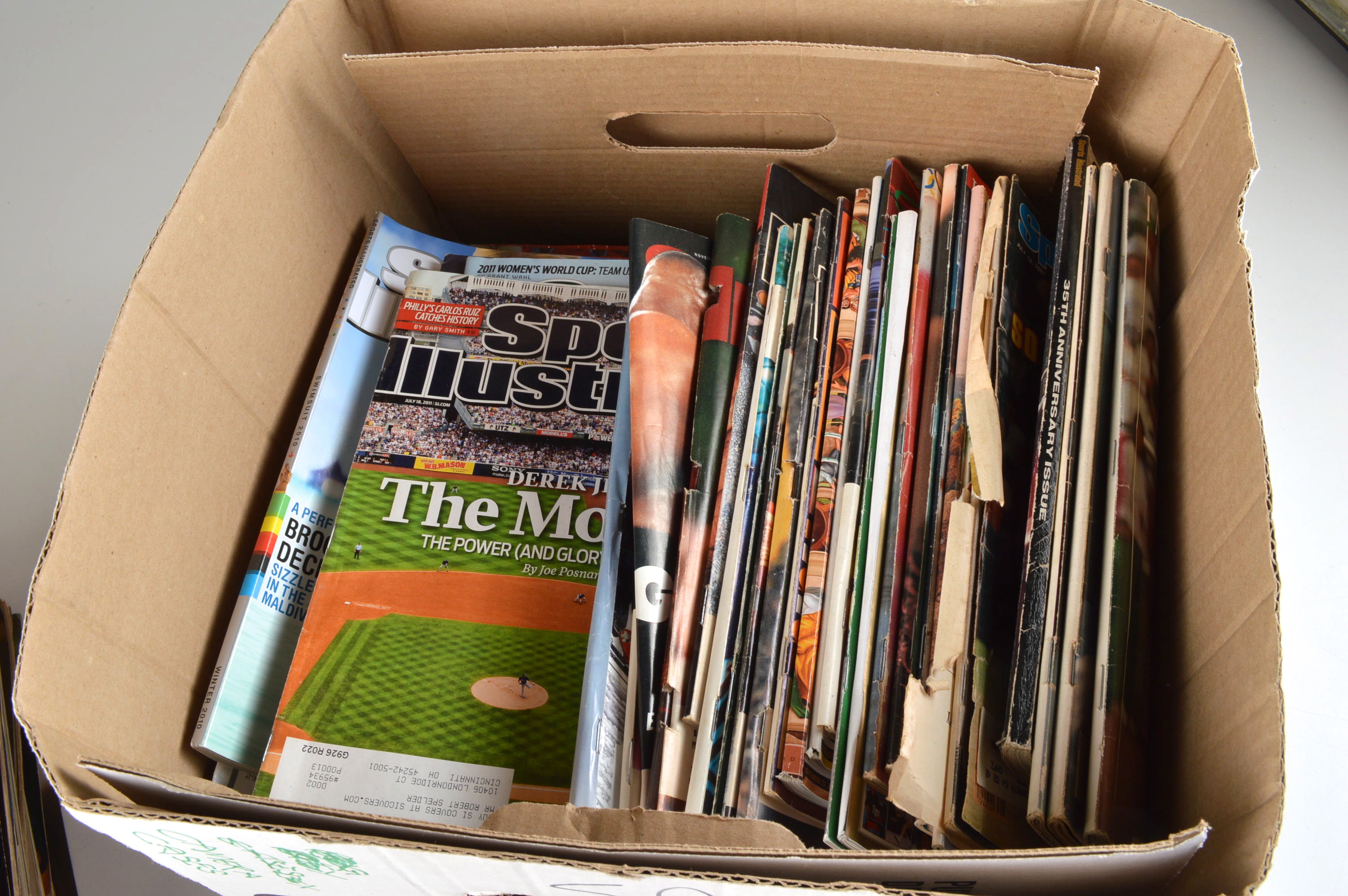 Sports Illustrated Box Lot of Vintage Magazines