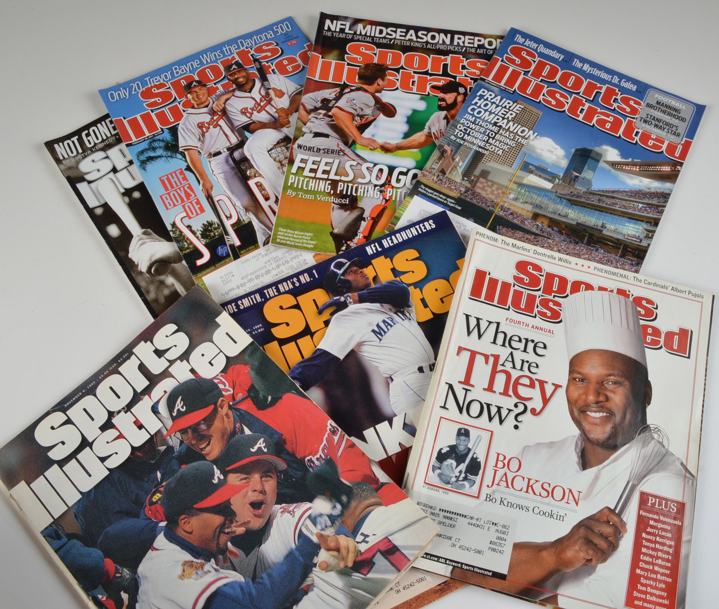 Sports Illustrated Box Lot of Vintage Magazines