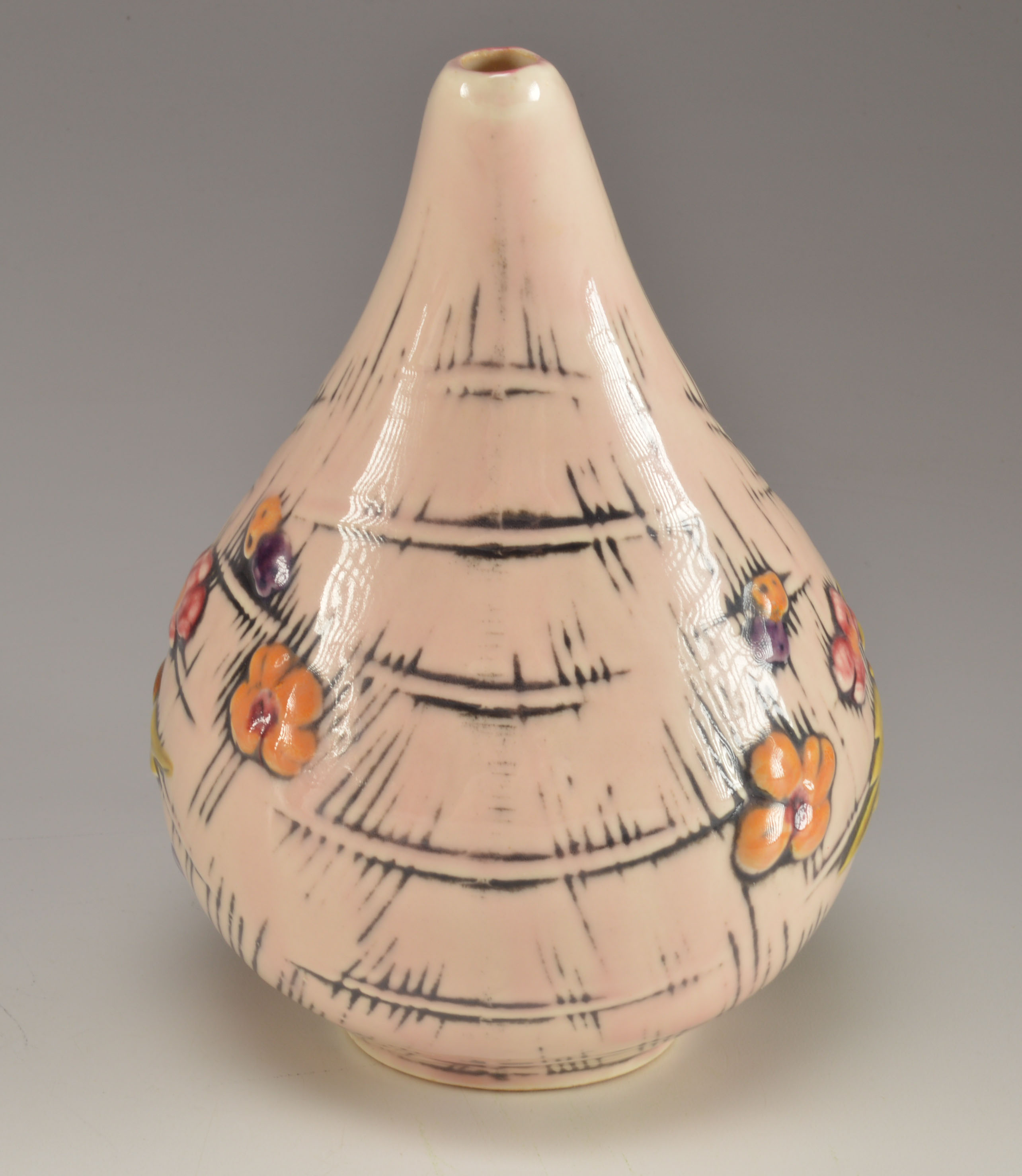 Mid Century Modern Hull Pottery Blossom Flite Tea Set