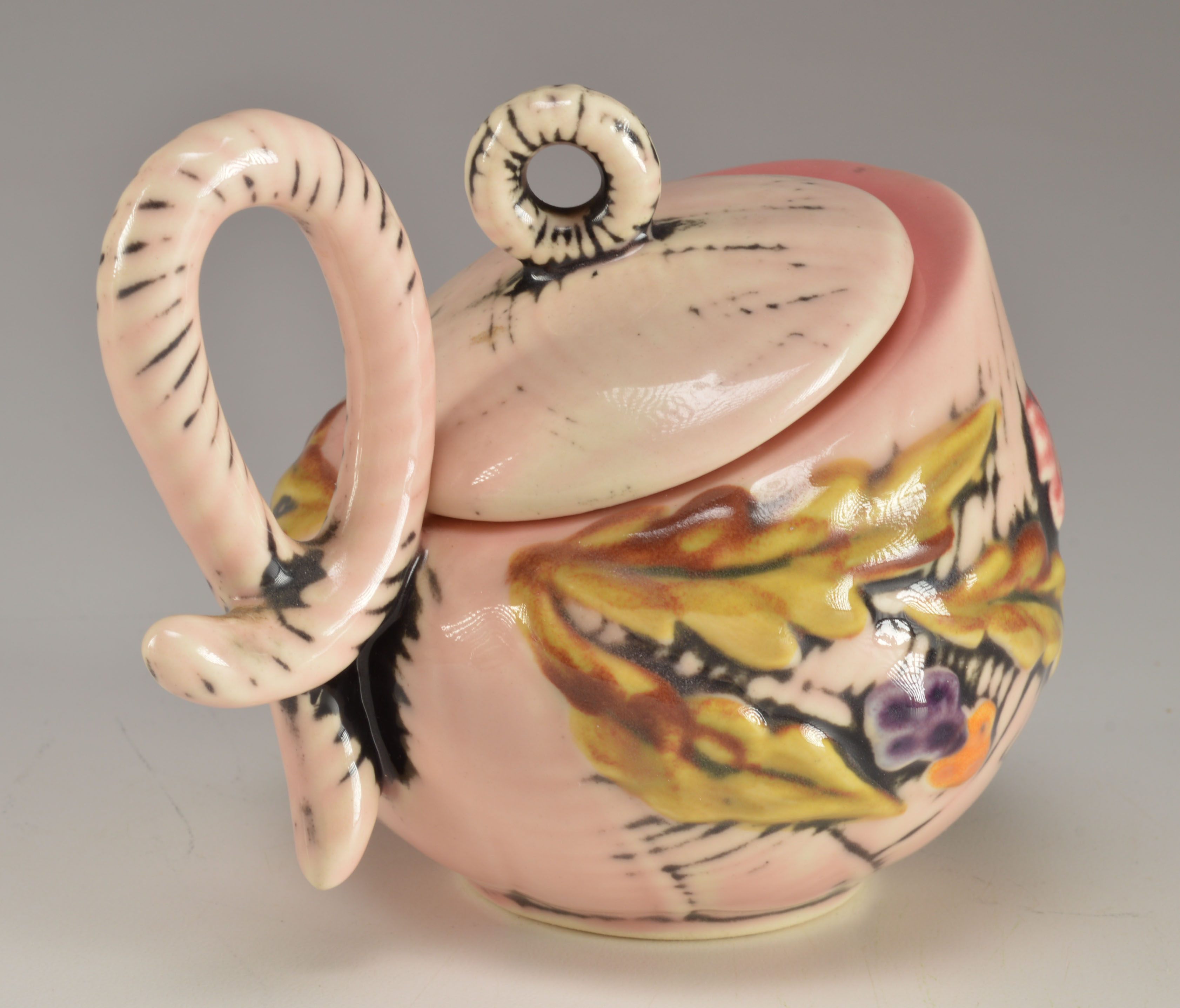 Mid Century Modern Hull Pottery Blossom Flite Tea Set