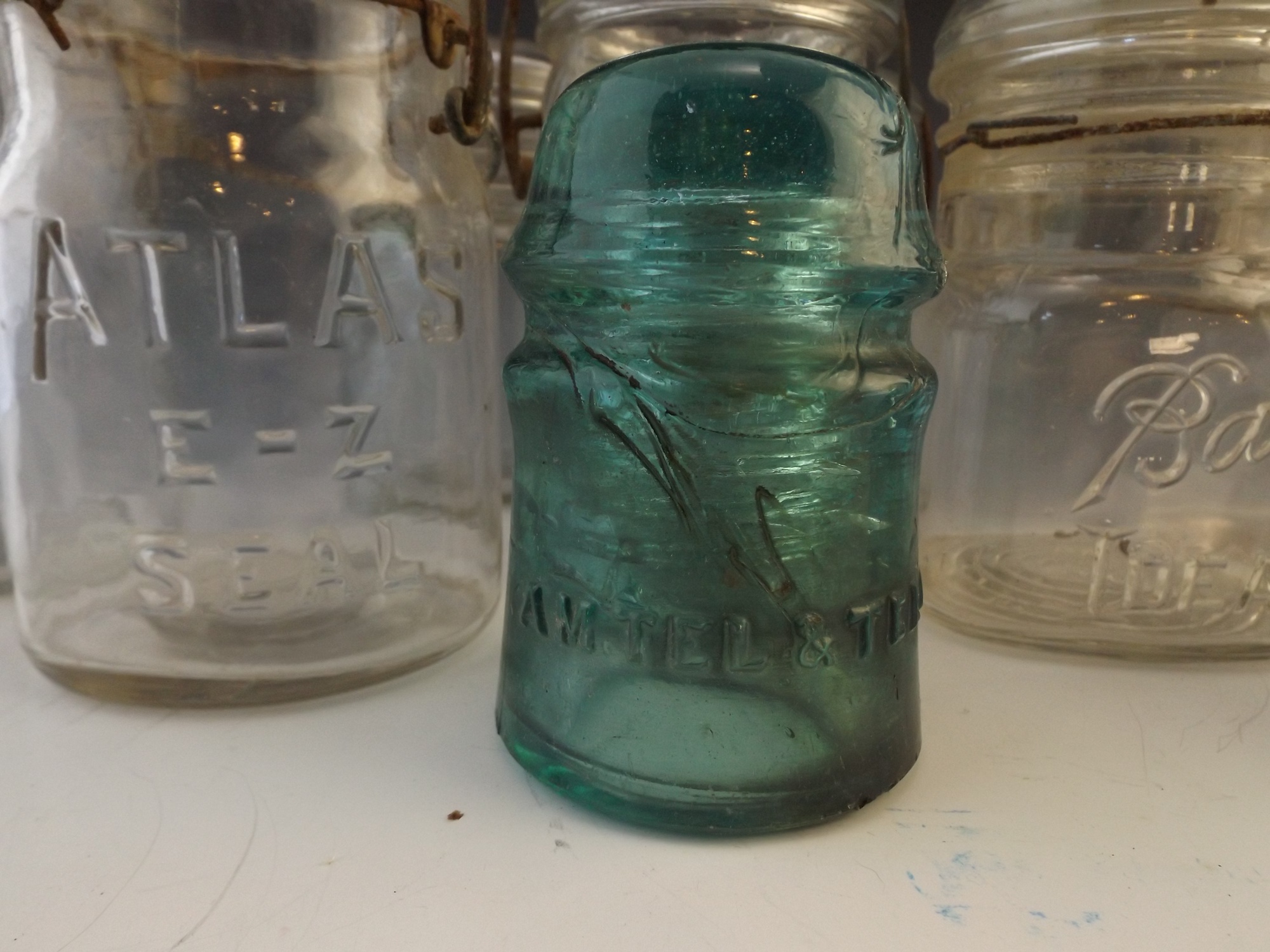 Vintage Canning Jars and Glass Insulators