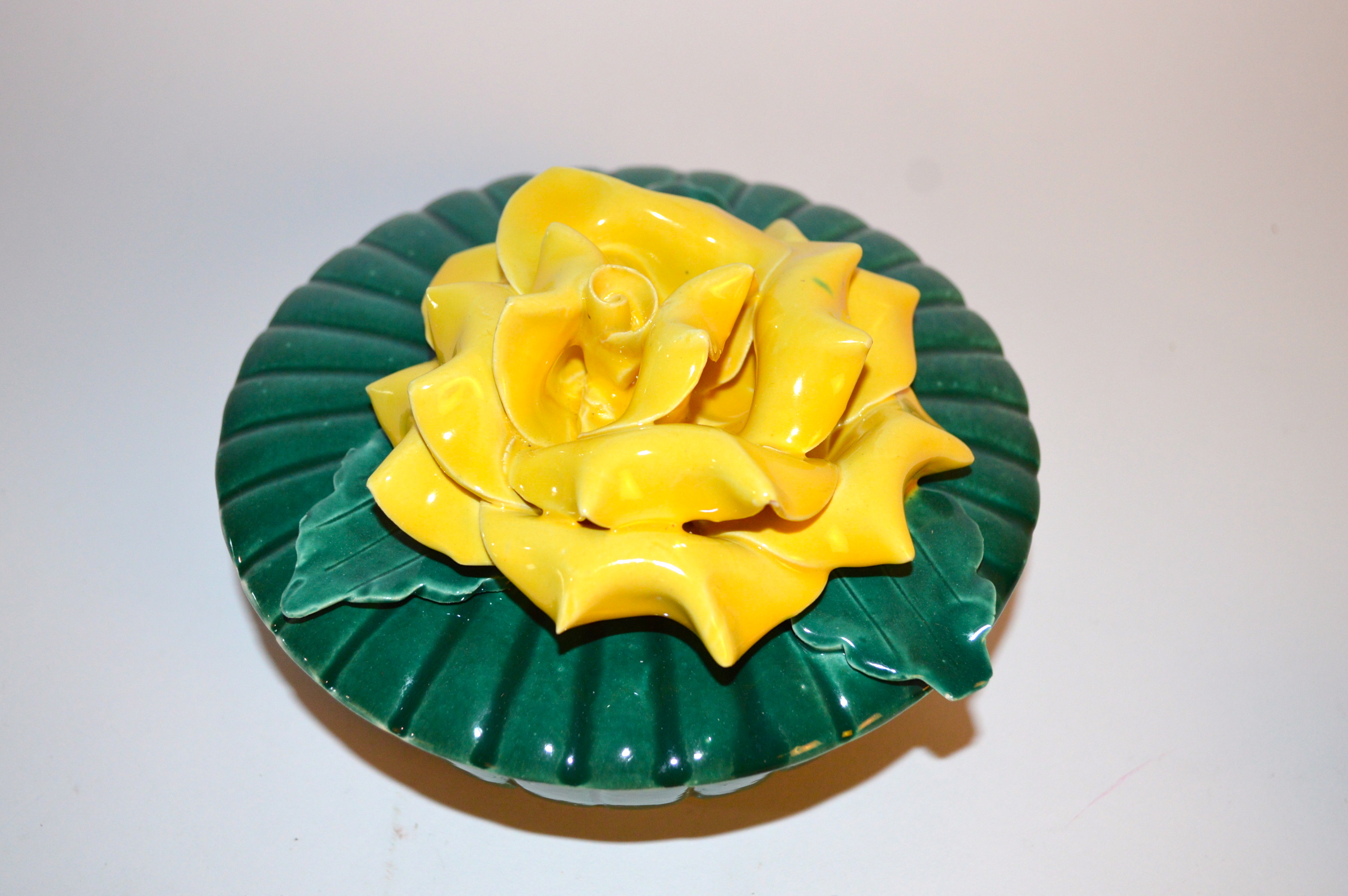 Vintage Italian Capodimonte Trinket Boxes