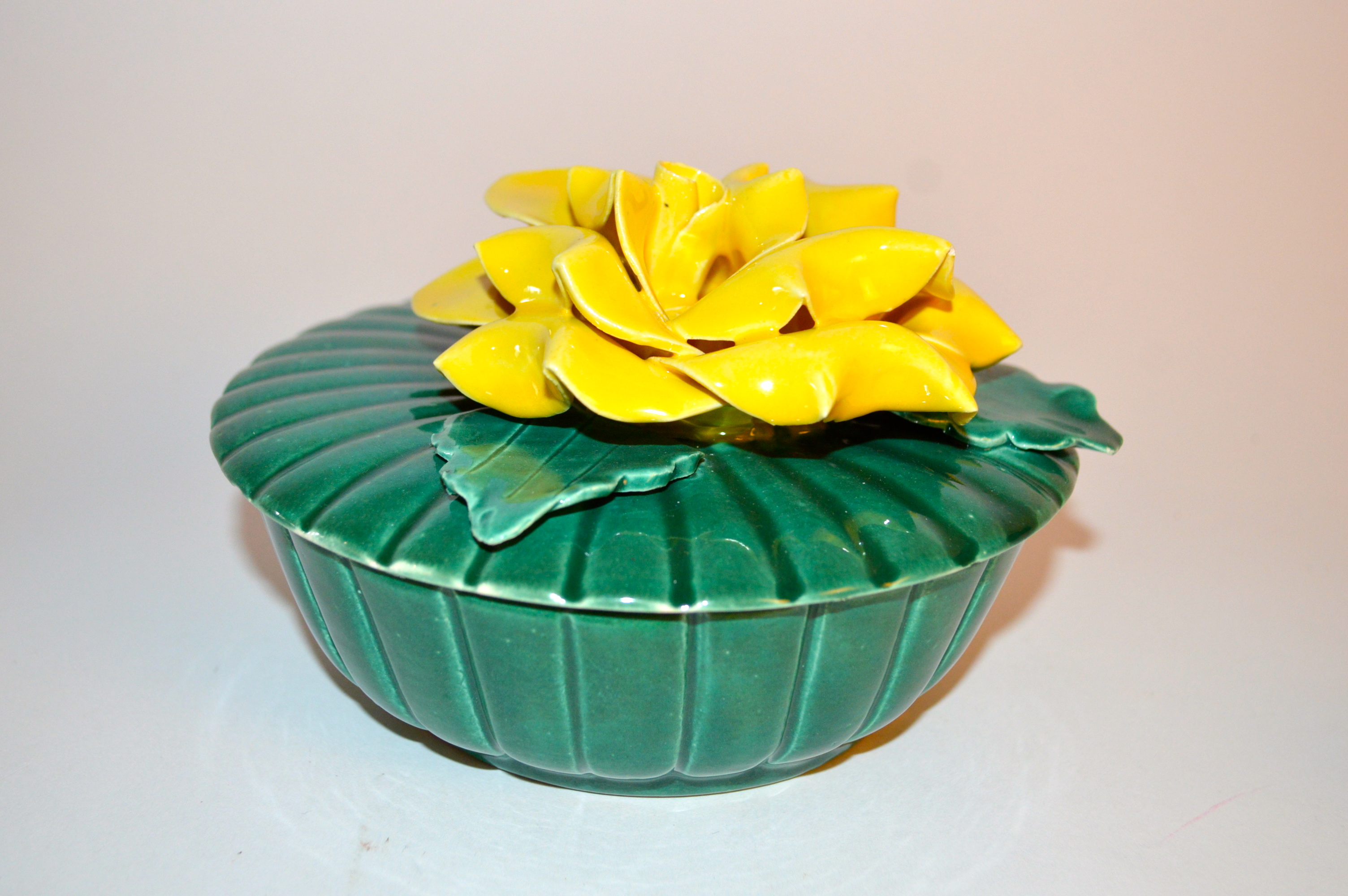 Vintage Italian Capodimonte Trinket Boxes