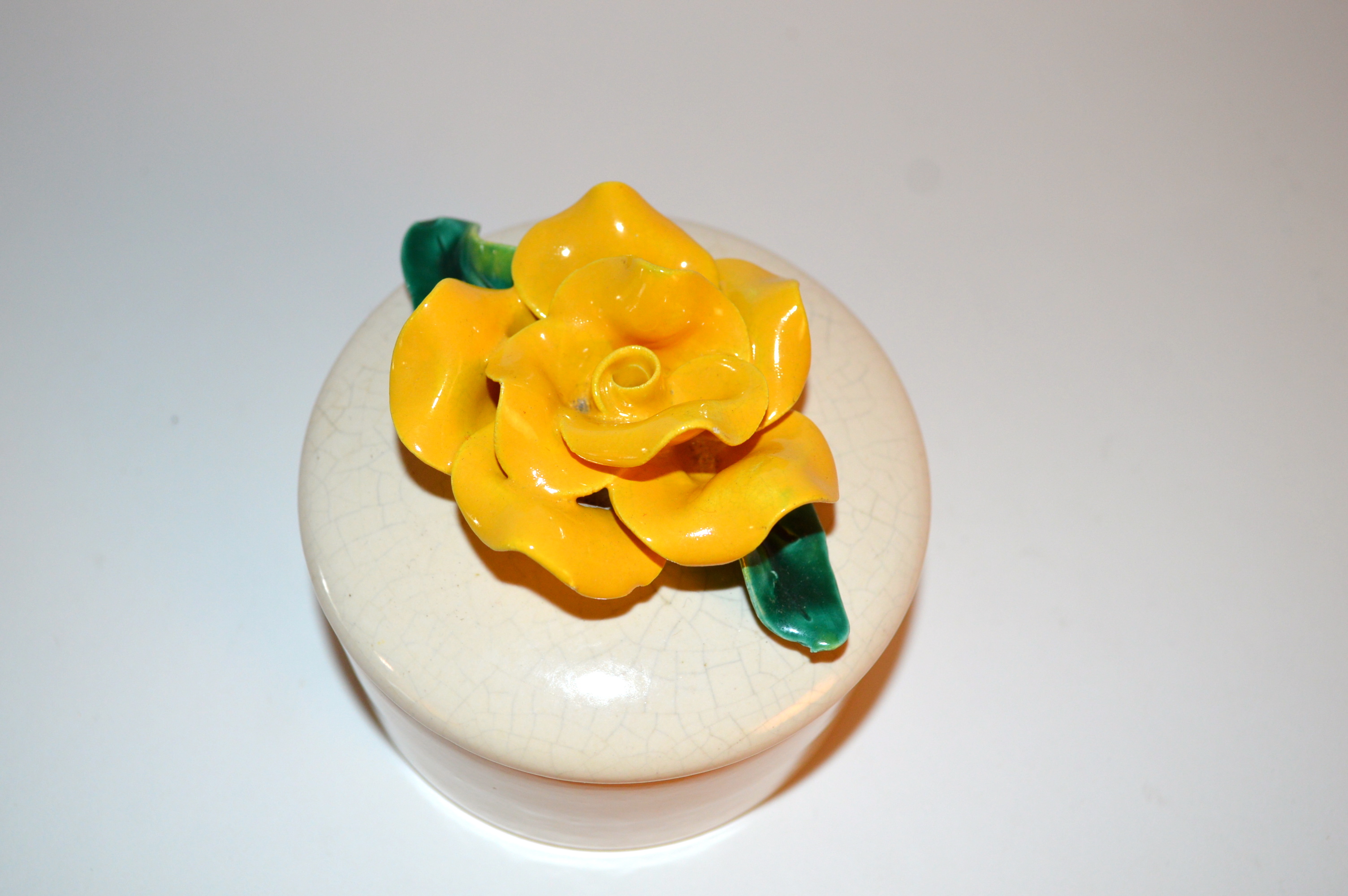 Vintage Italian Capodimonte Trinket Boxes