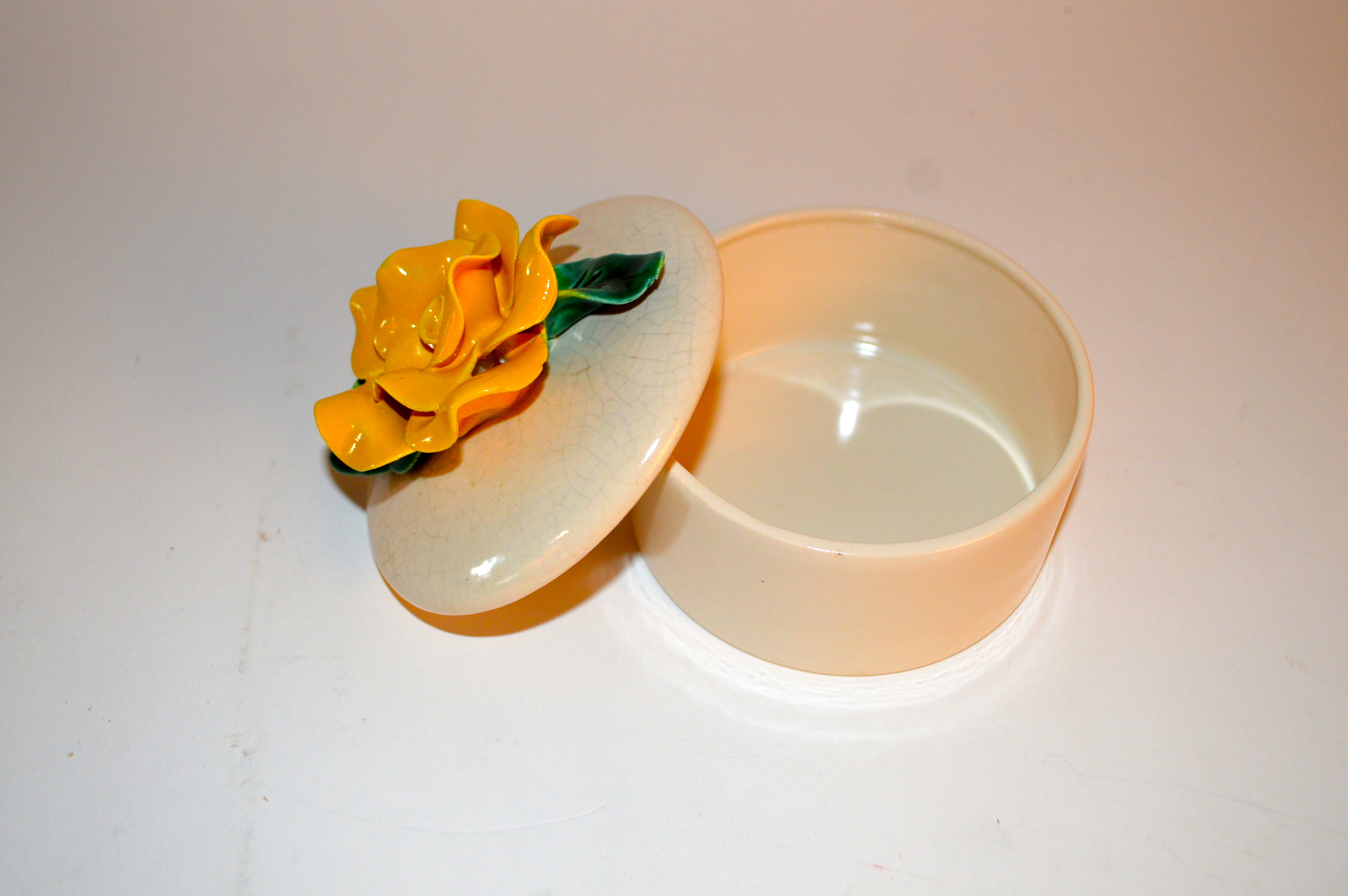 Vintage Italian Capodimonte Trinket Boxes