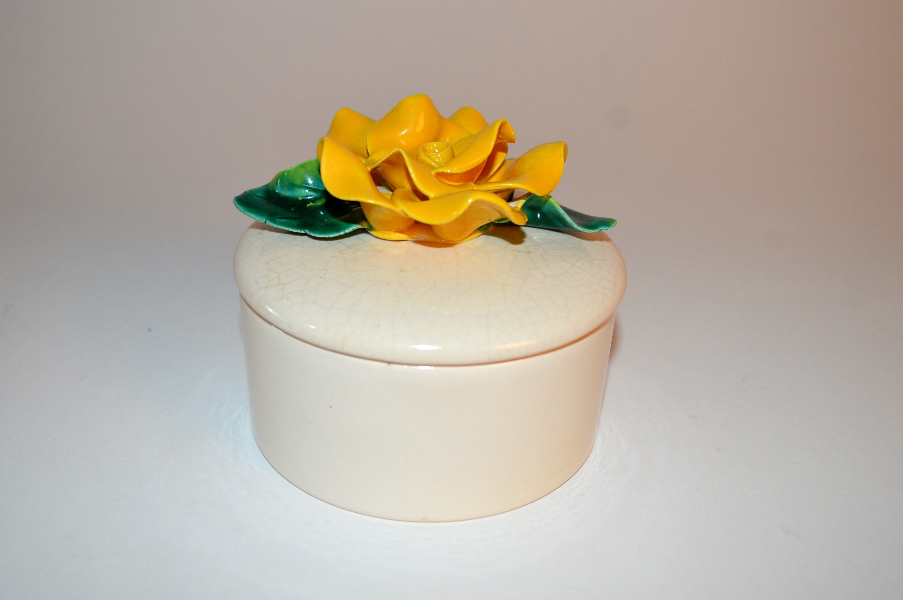 Vintage Italian Capodimonte Trinket Boxes