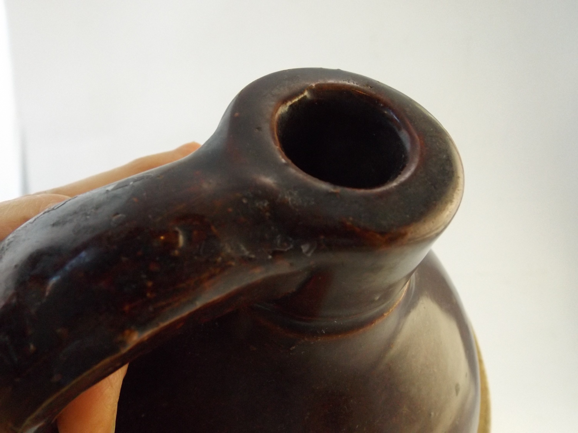 Stoneware Whiskey Jug