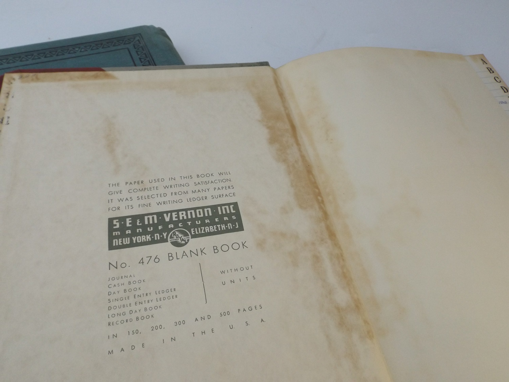 1930s Ledger and Journal