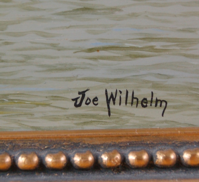 Joseph Wilhelm Original "S.S. Patroclus" Oil Painting