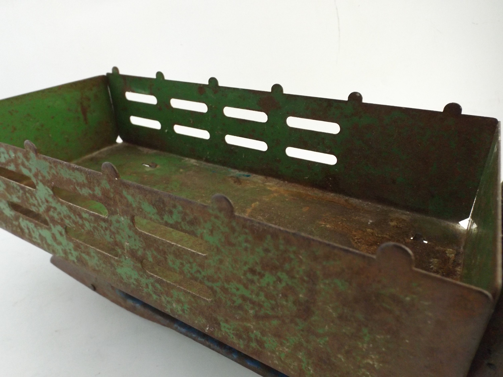 Vintage 1930s Painted Metal Farm Stake Truck