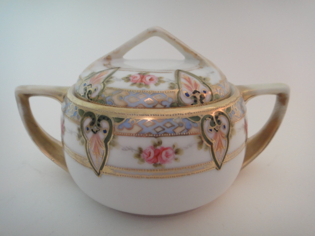 Vintage Nippon Cream and Covered Sugar