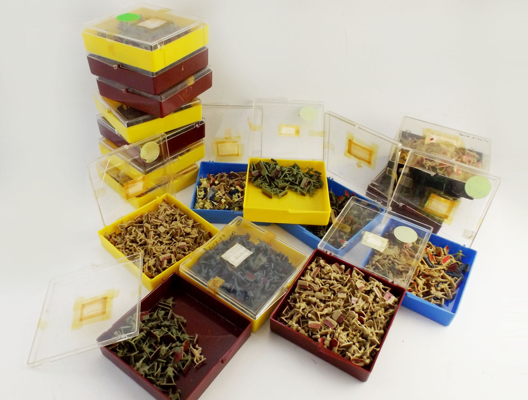 Boxed Vintage Miniature Plastic Soldiers