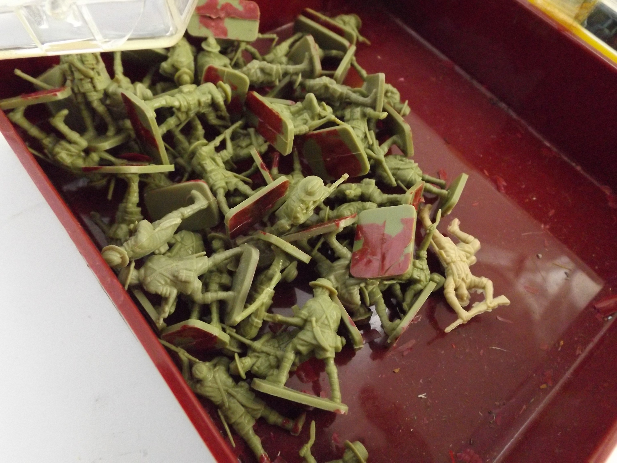 Boxed Vintage Miniature Plastic Soldiers