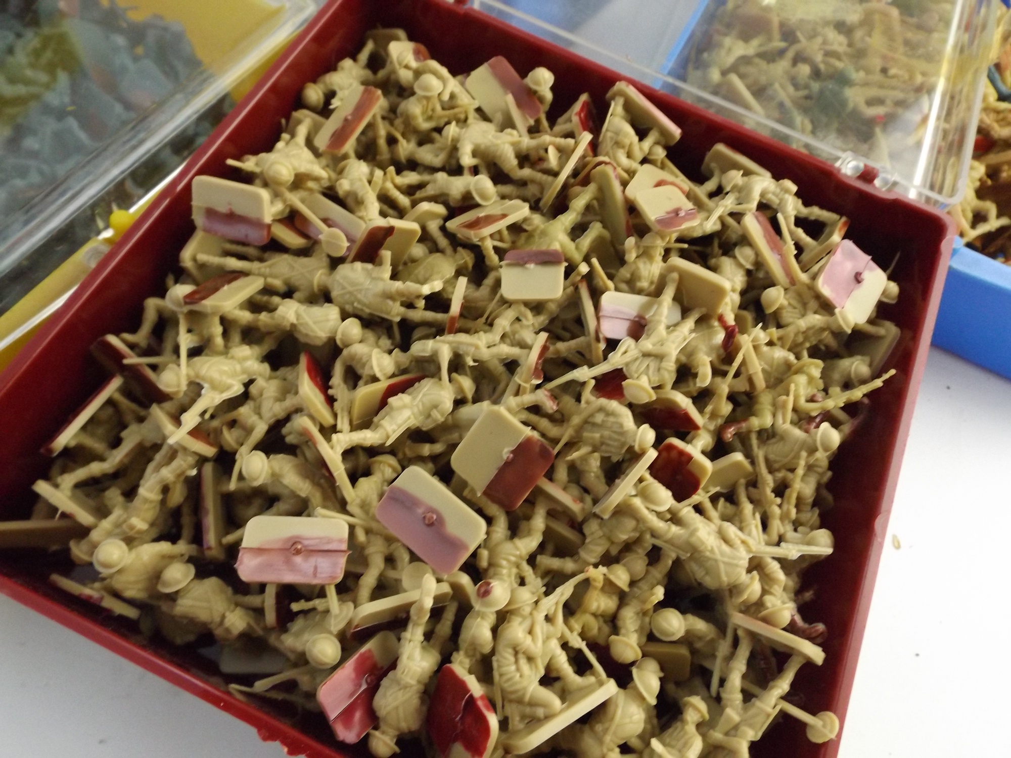 Boxed Vintage Miniature Plastic Soldiers