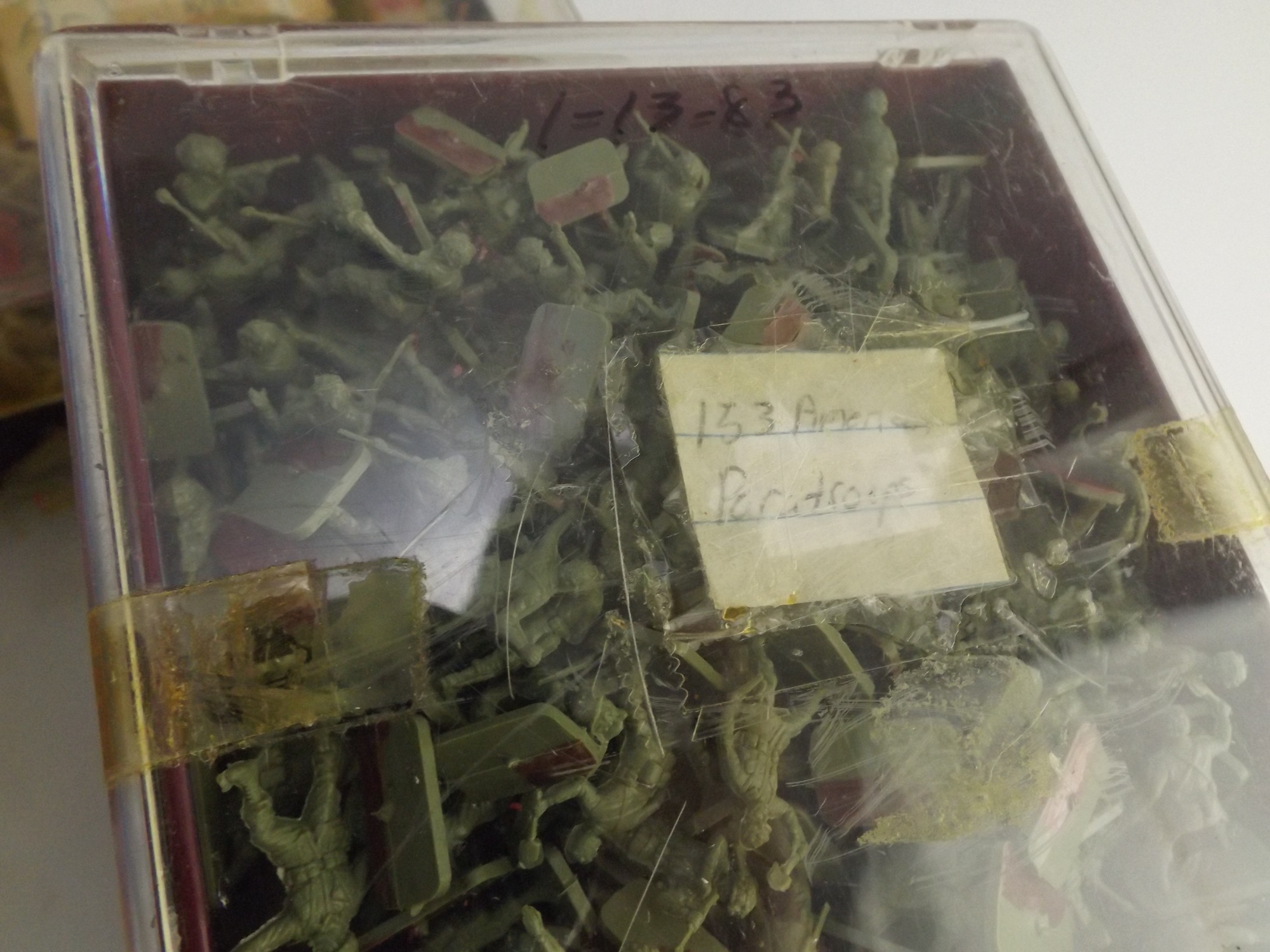 Boxed Vintage Miniature Plastic Soldiers