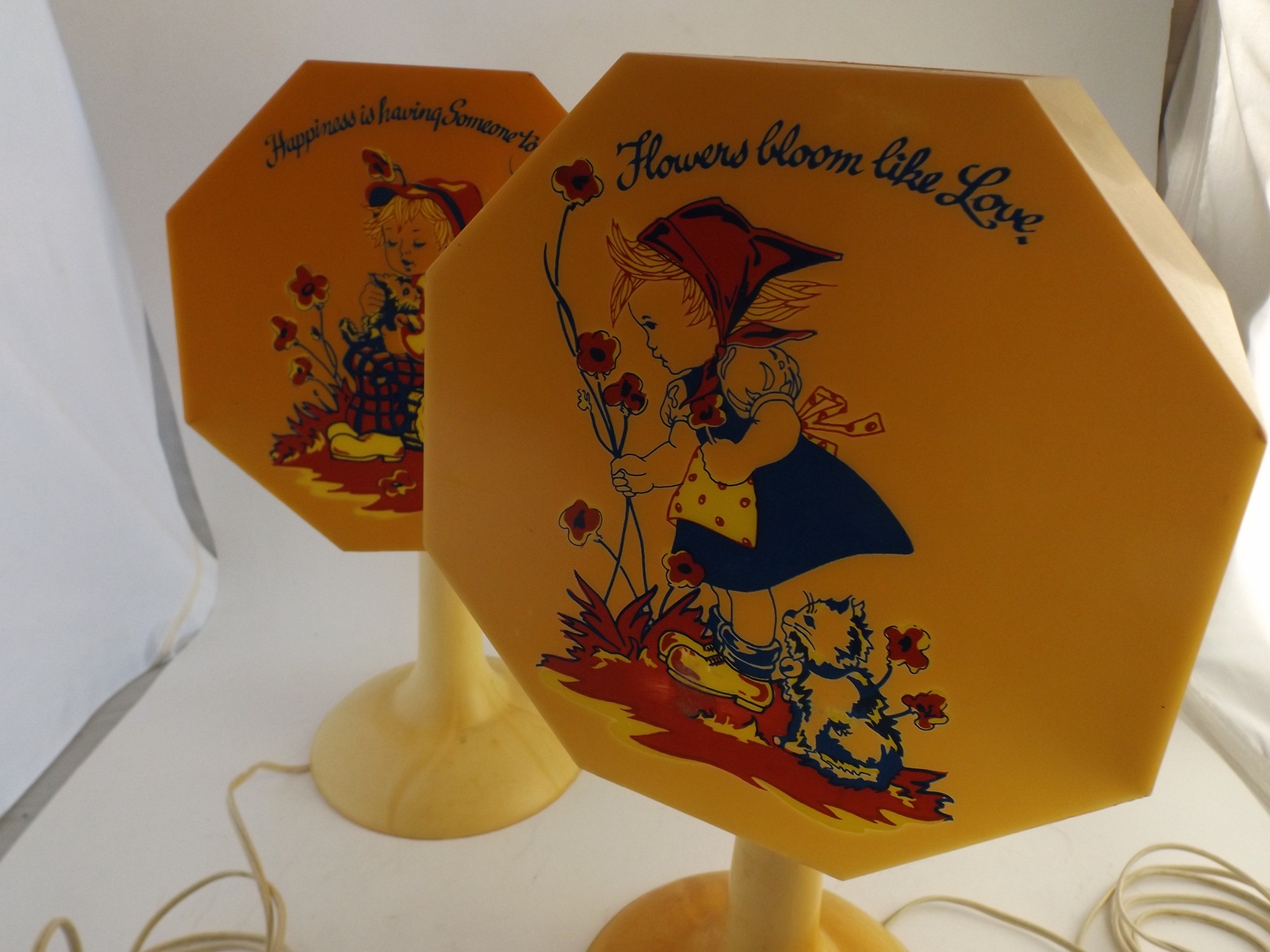 1930s Celluloid Children's Lamps
