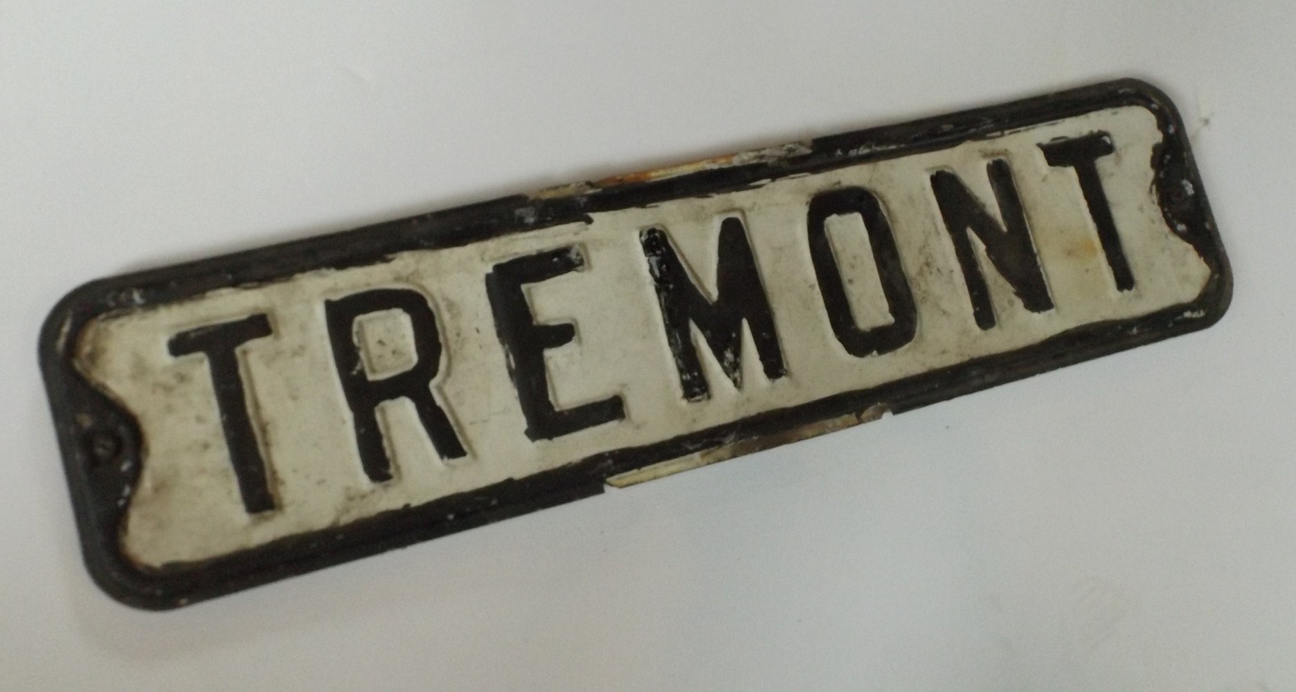 Painted Metal Street Sign