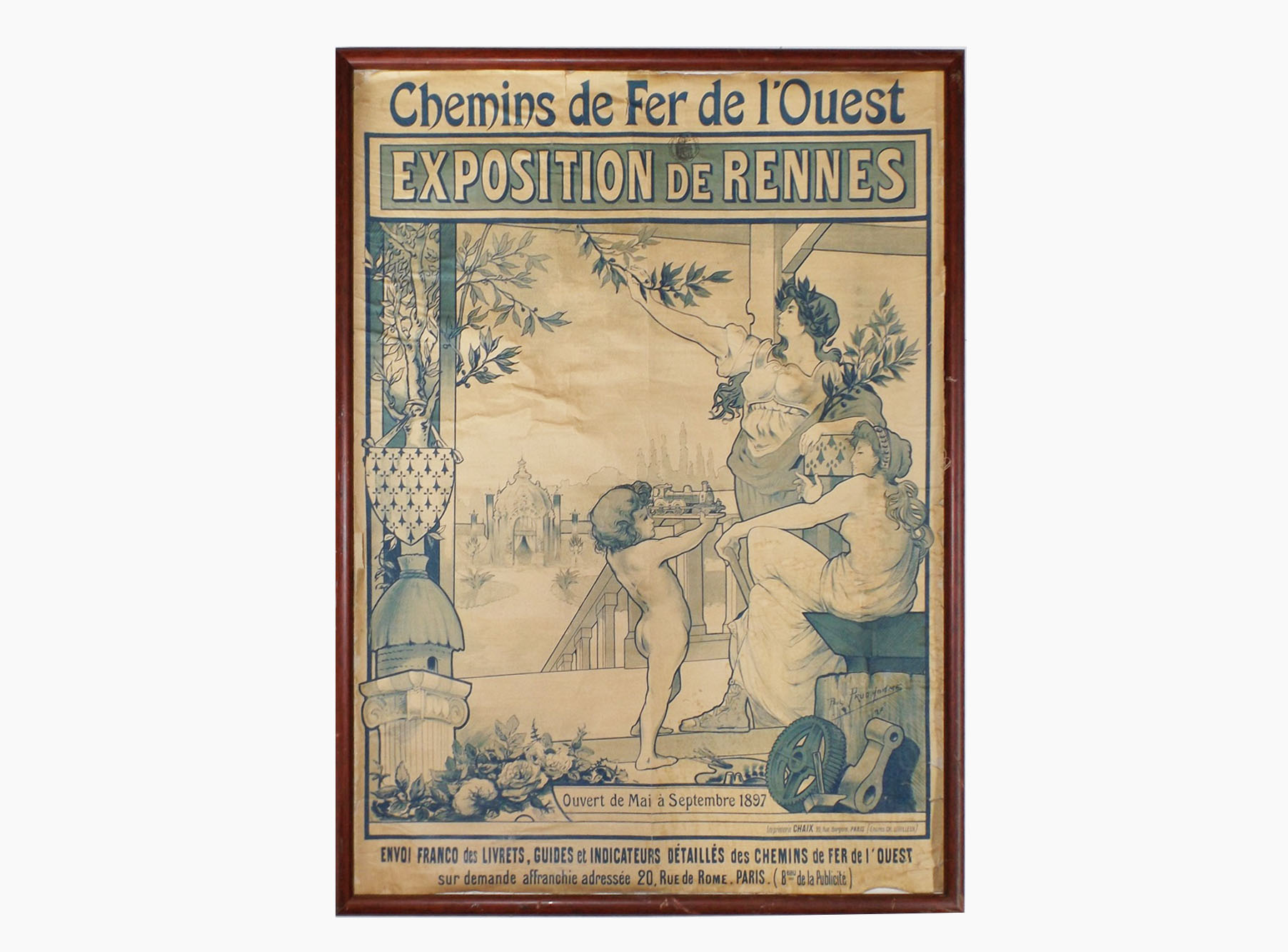 1897 French Exposition Poster