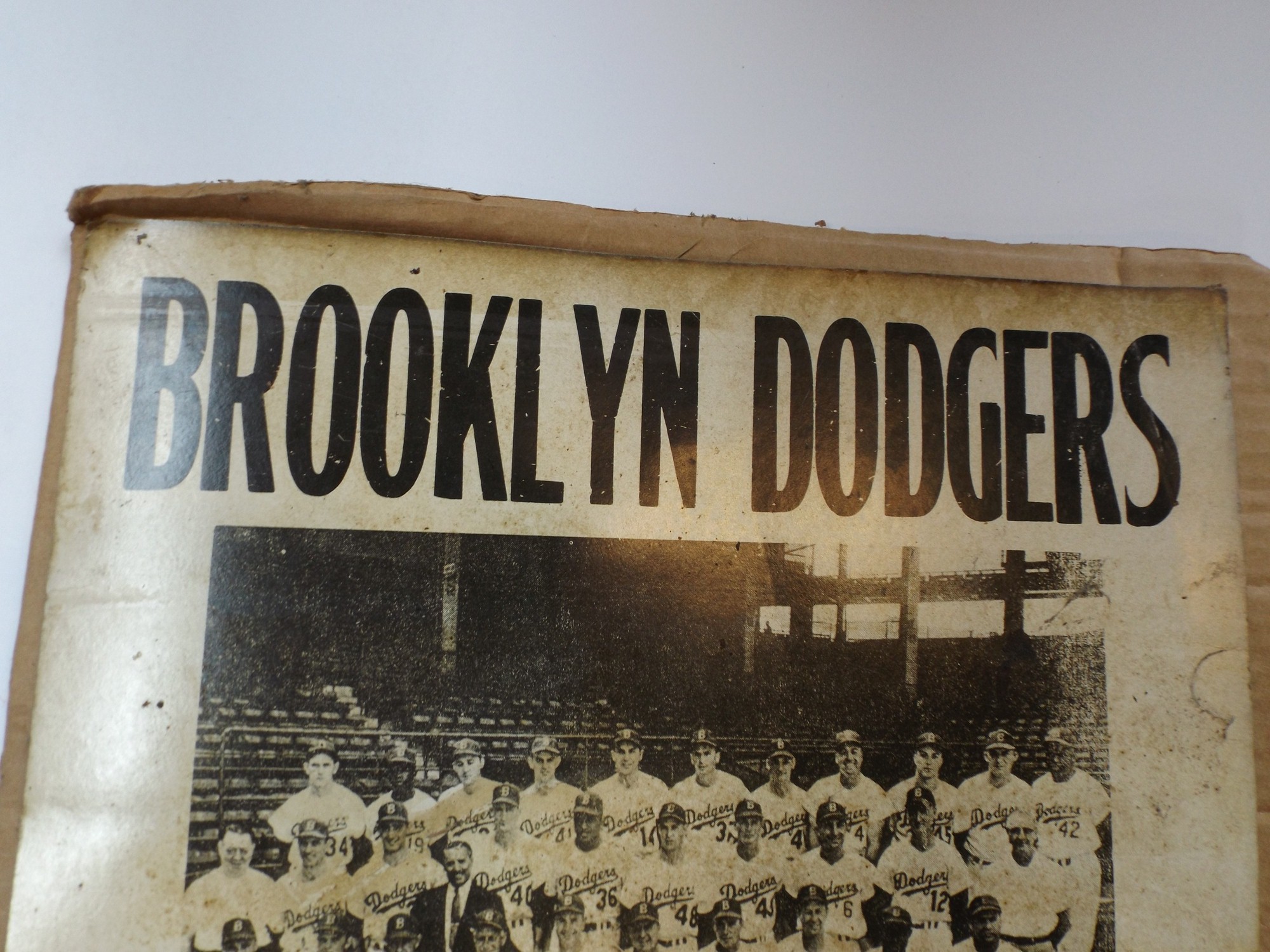 1955 Brooklyn Dodgers vs. New York Yankees World Series Poster