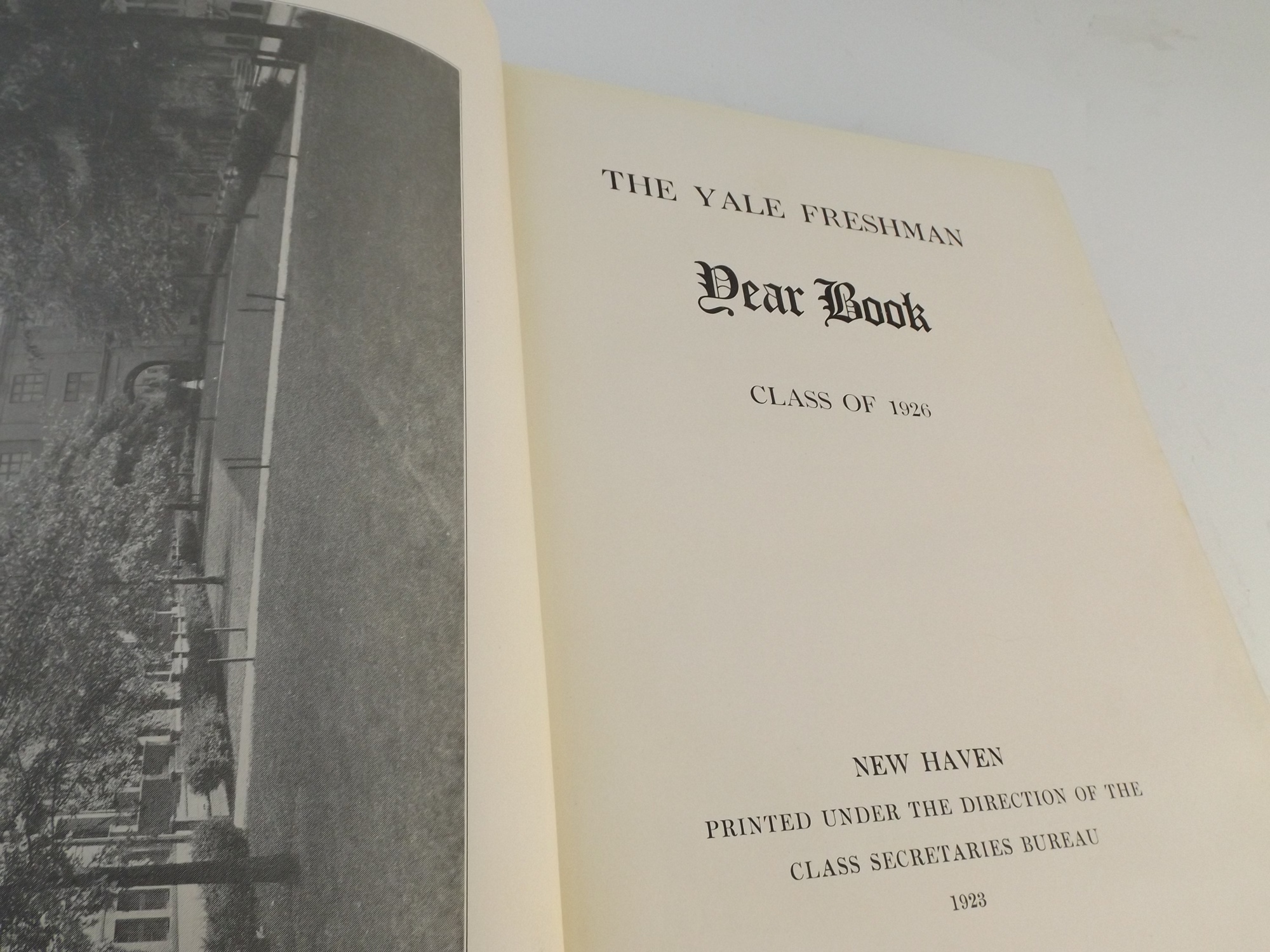 Yale Freshmen Year Book Class of 1926 
